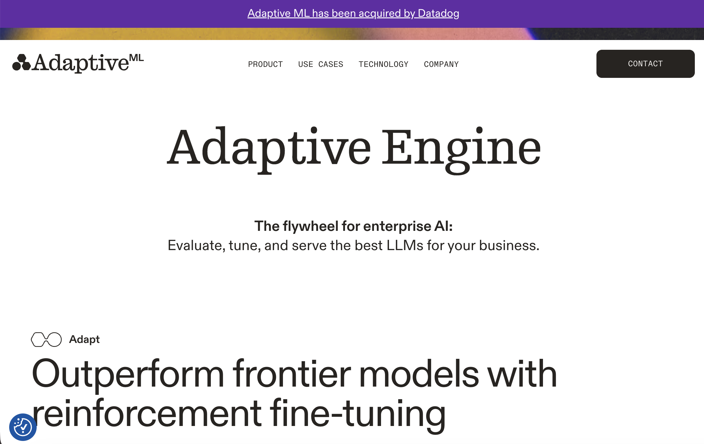 Adaptive Engine - Screenshot showing the interface and features of this AI tool