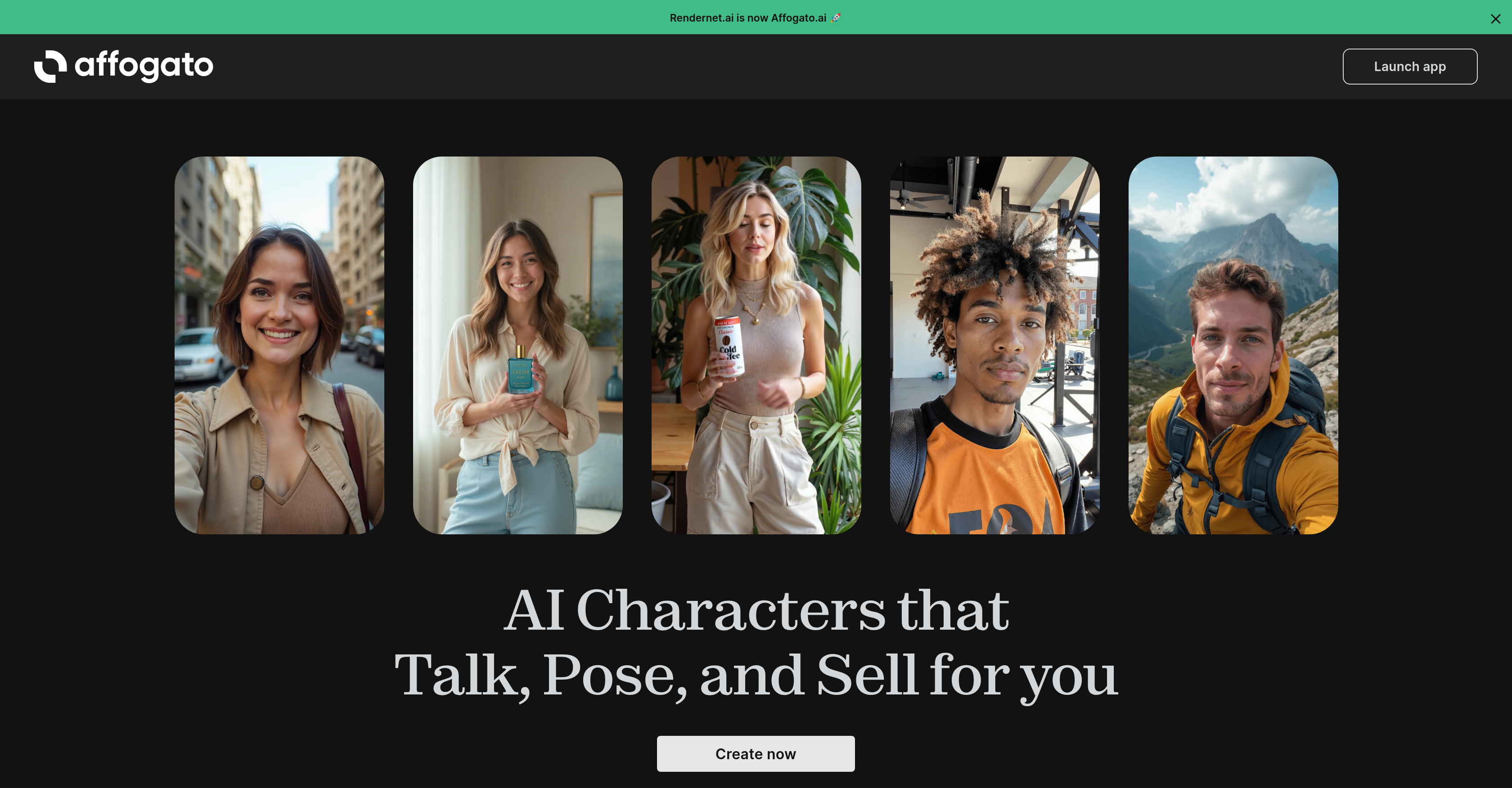 Affogato AI - Screenshot showing the interface and features of this AI tool