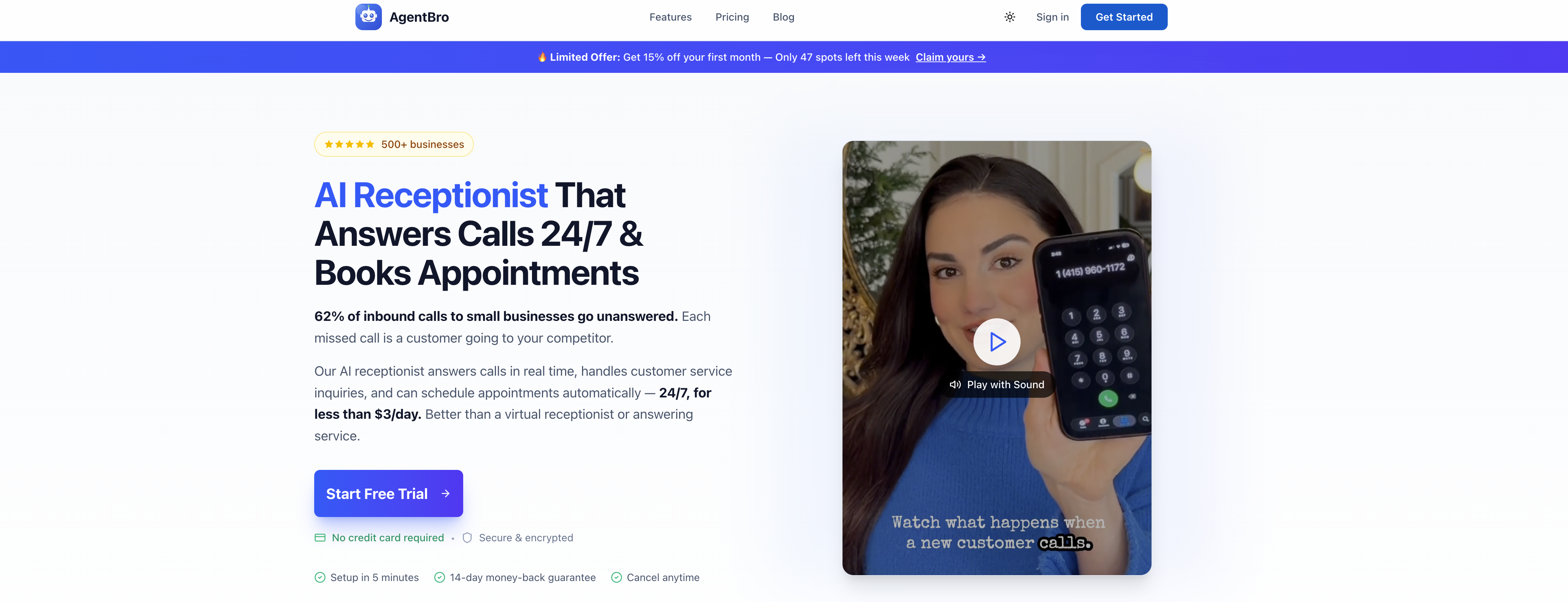 AgentBro - Screenshot showing the interface and features of this AI tool