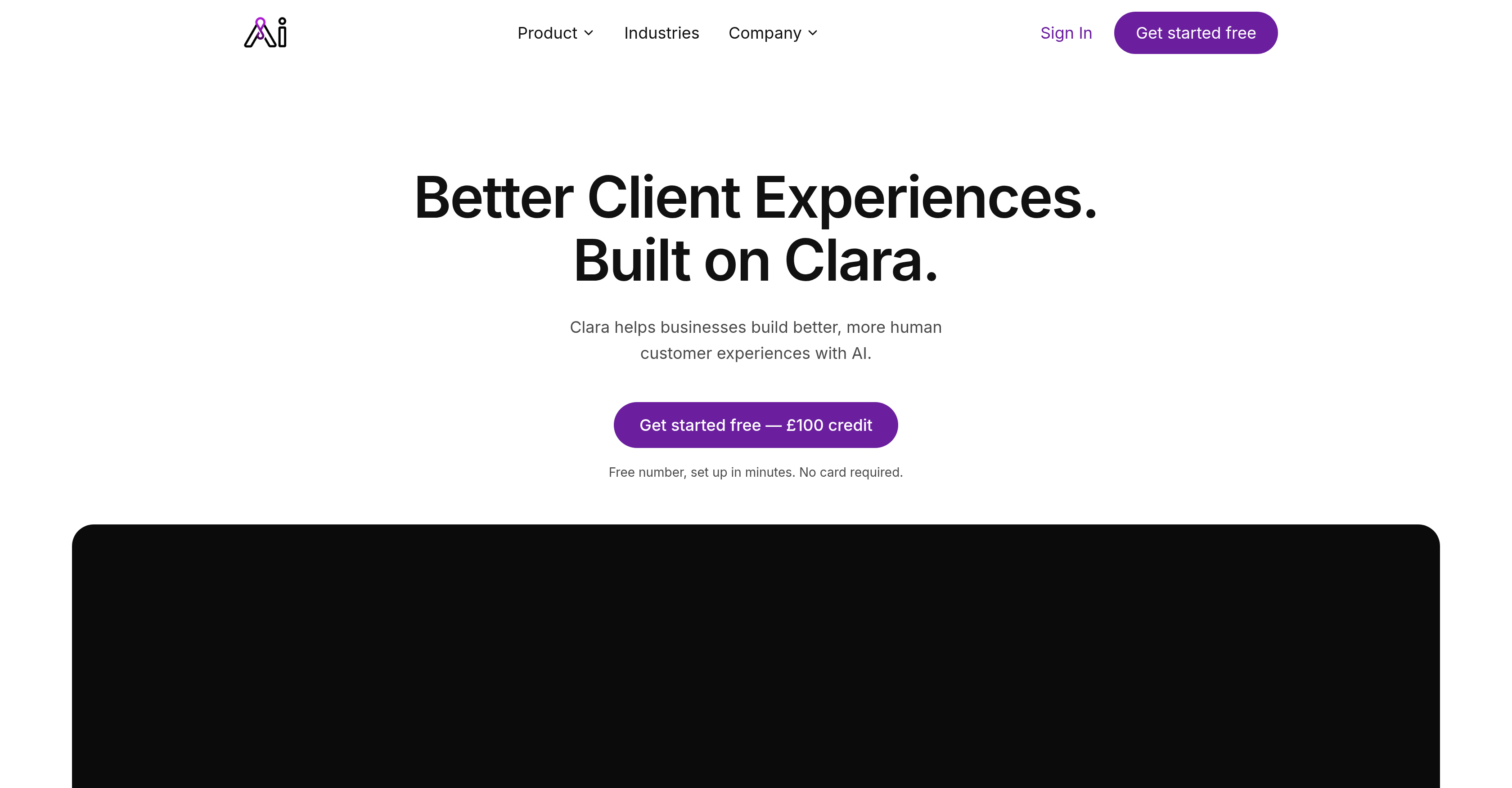 AgentClara - Screenshot showing the interface and features of this AI tool