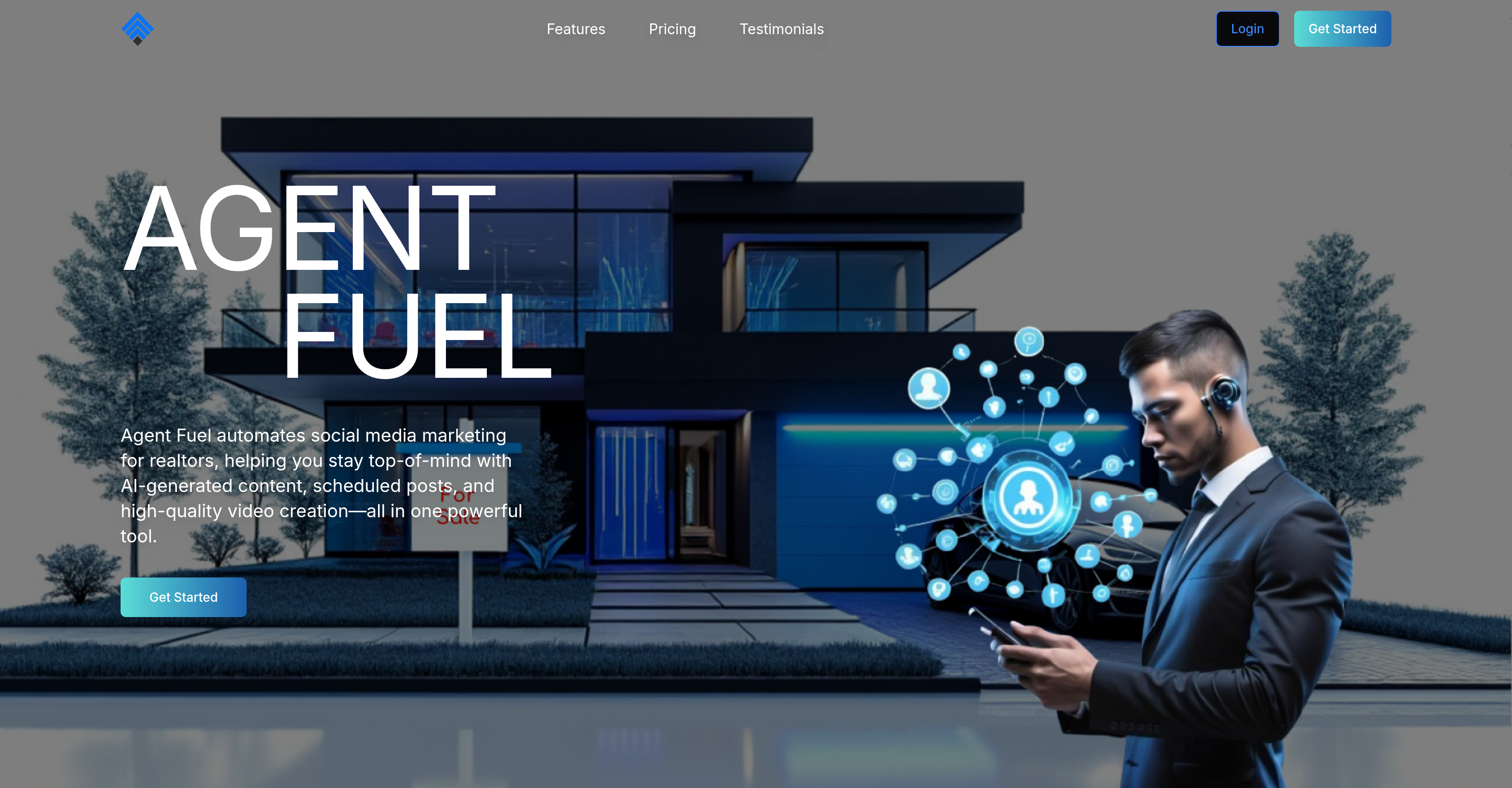 Agentfuel - Screenshot showing the interface and features of this AI tool