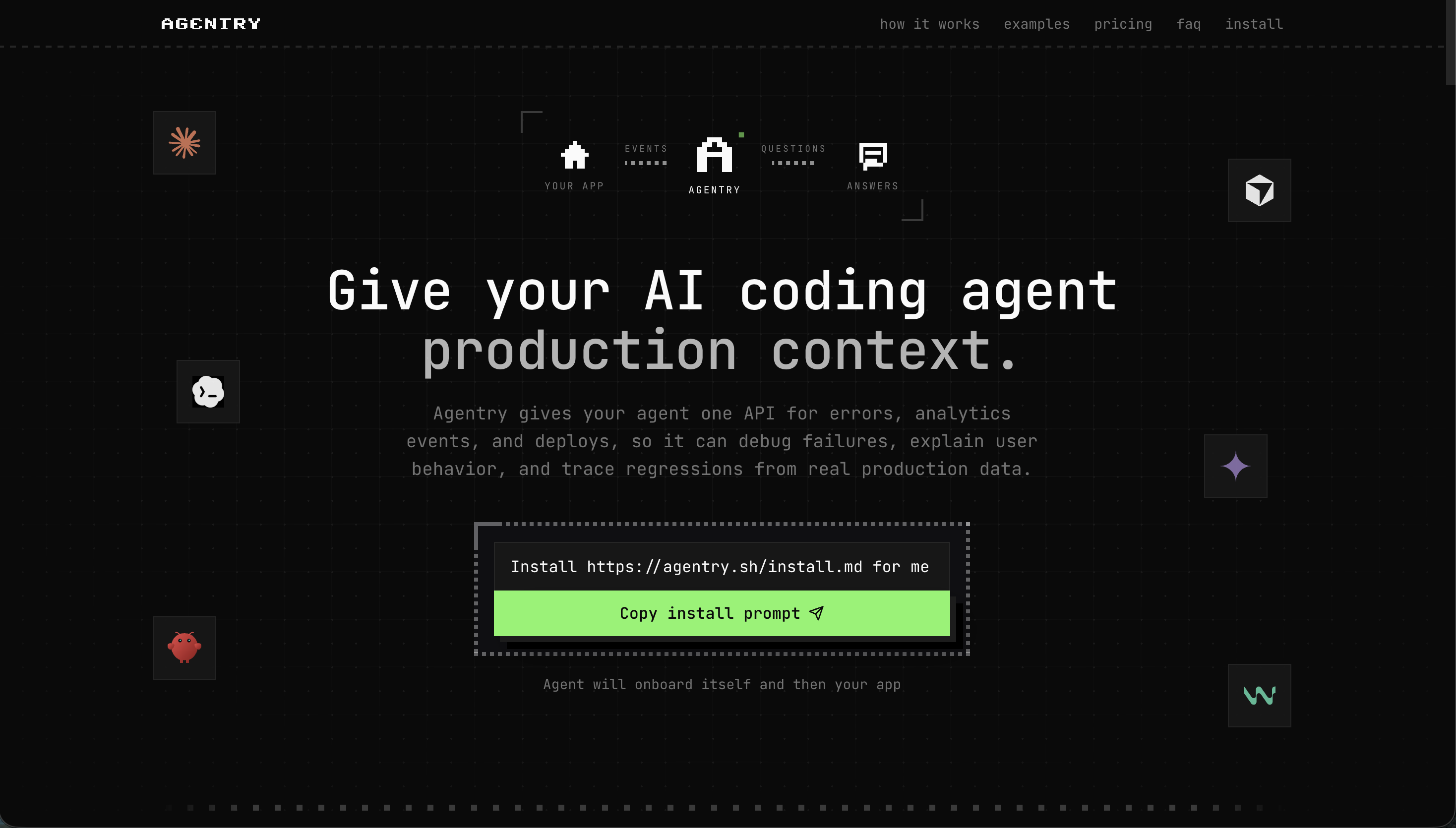 Agentry - Screenshot showing the interface and features of this AI tool