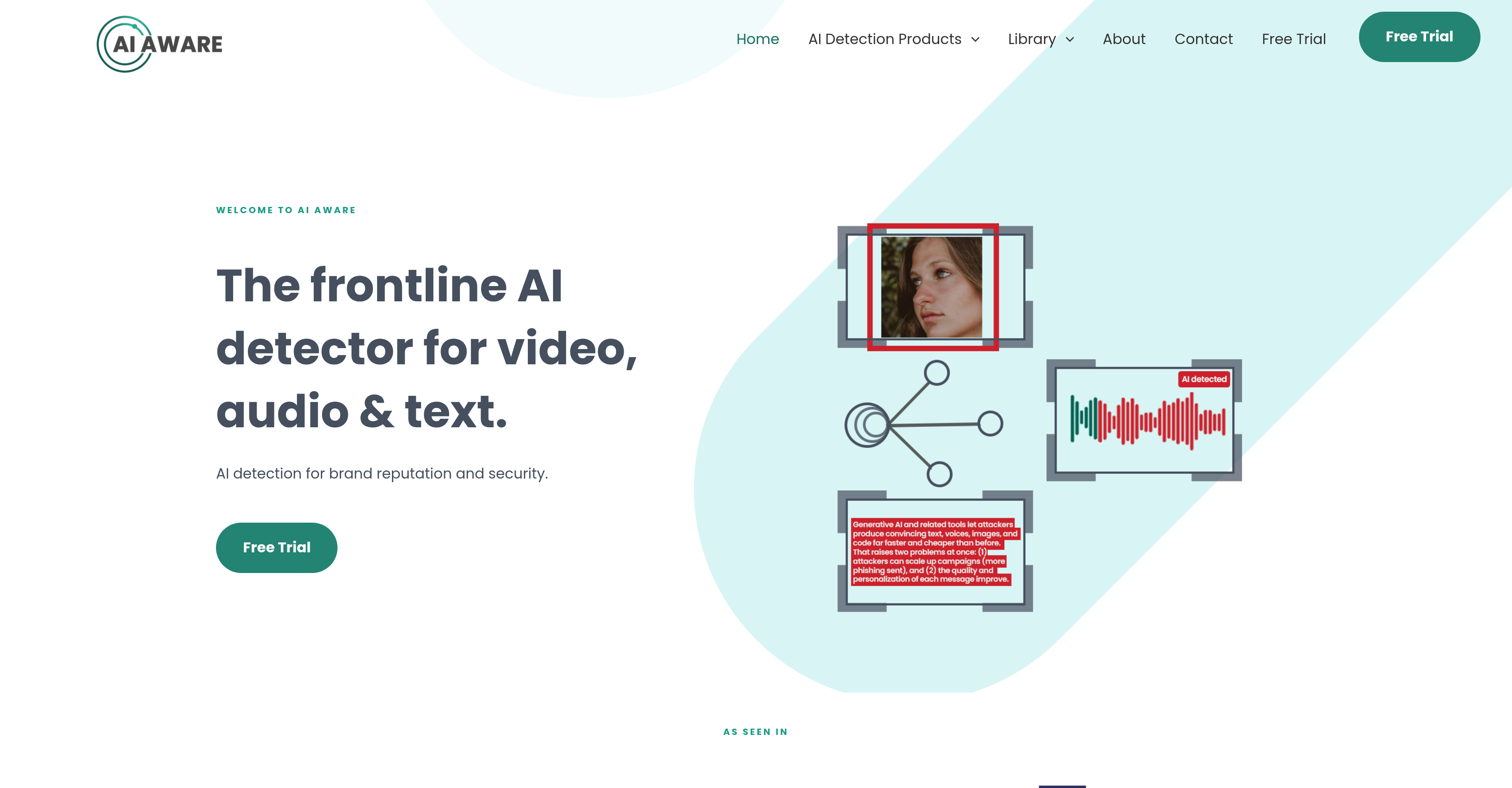 AI Aware - Screenshot showing the interface and features of this AI tool