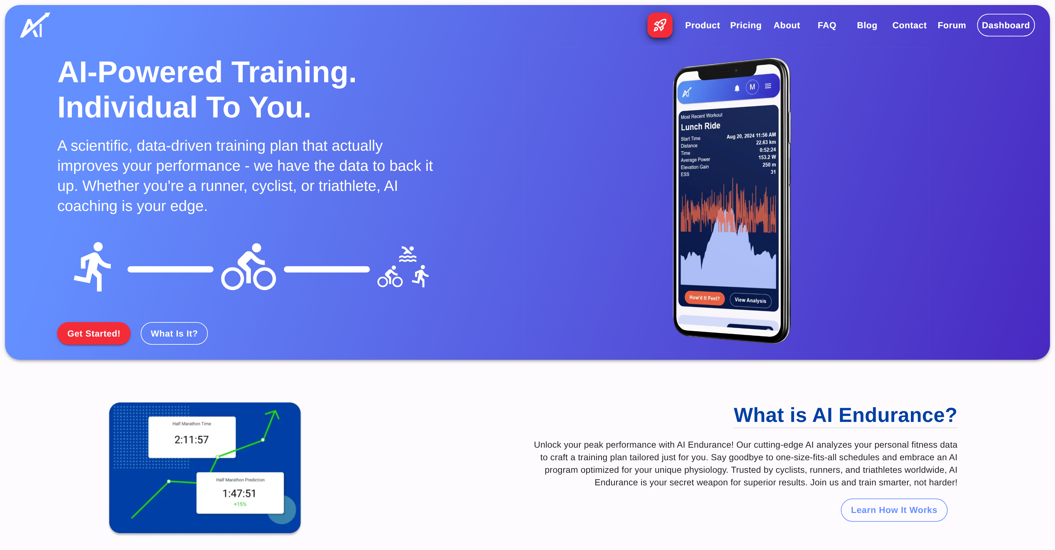 AI Endurance - Screenshot showing the interface and features of this AI tool