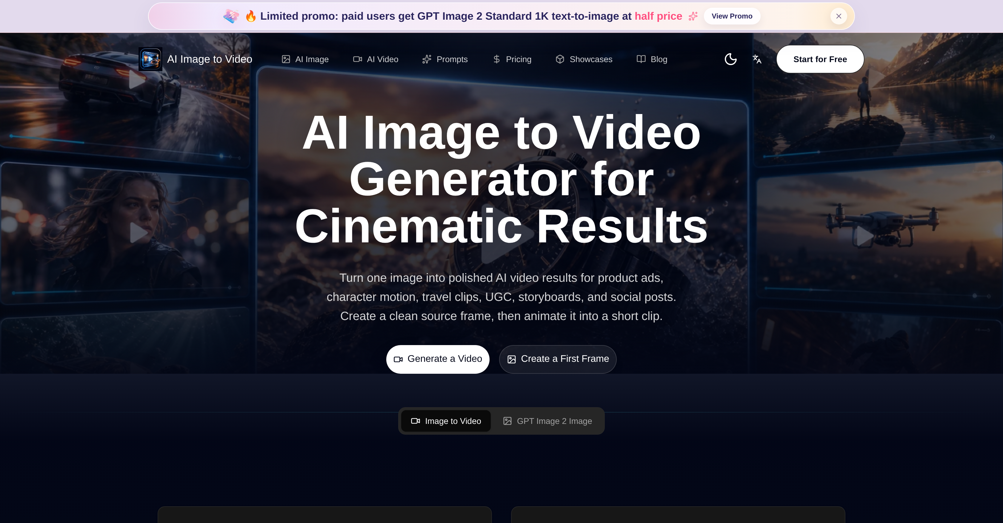AI Image 2 Video - Screenshot showing the interface and features of this AI tool