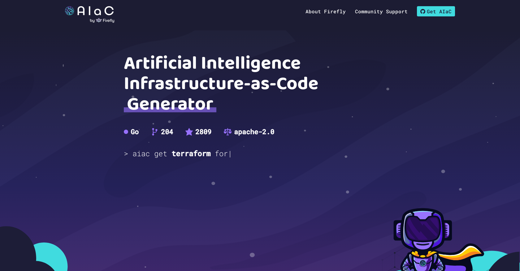 Aiac.dev - Screenshot showing the interface and features of this AI tool