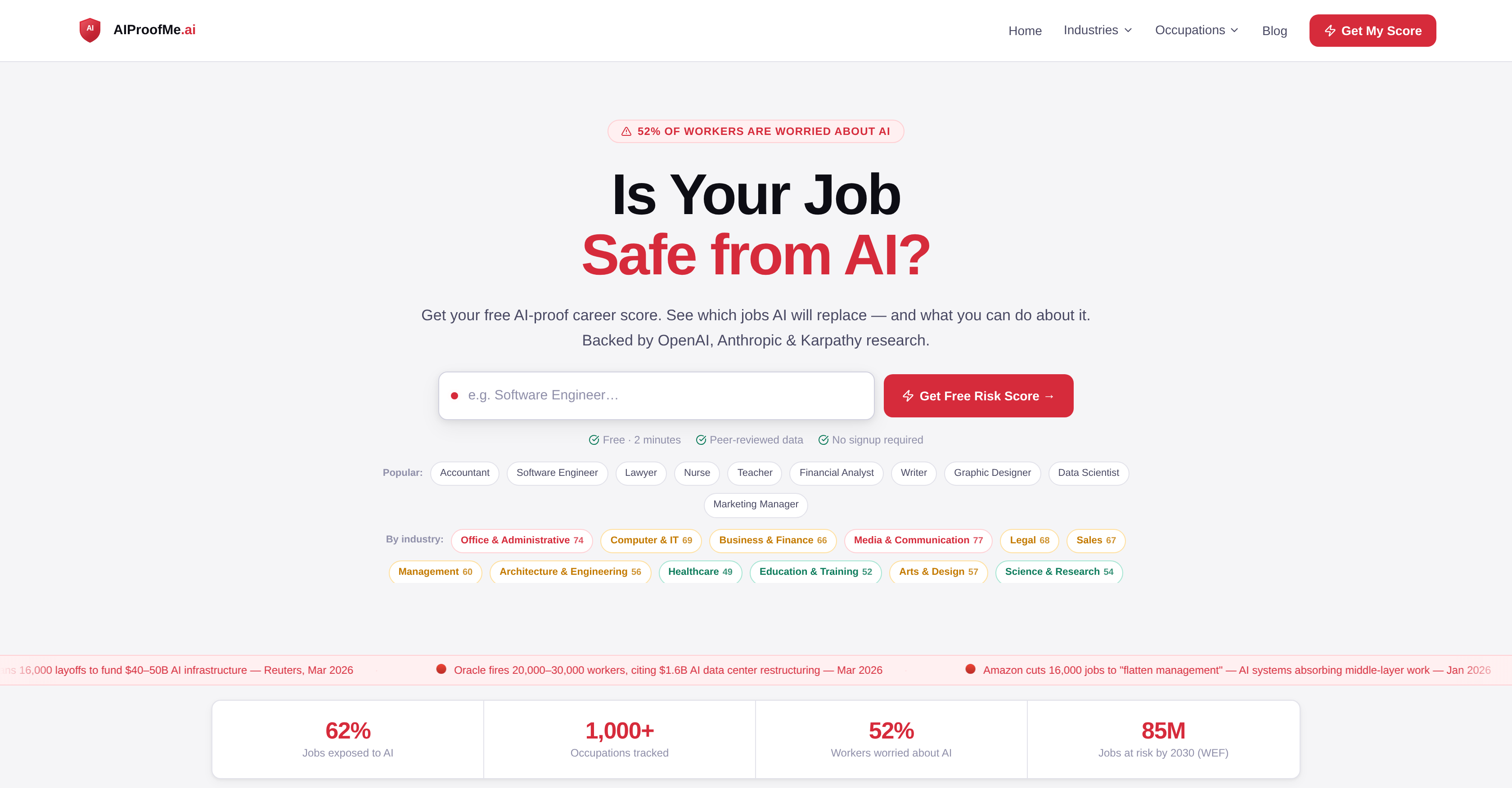 AIProofMe - Screenshot showing the interface and features of this AI tool