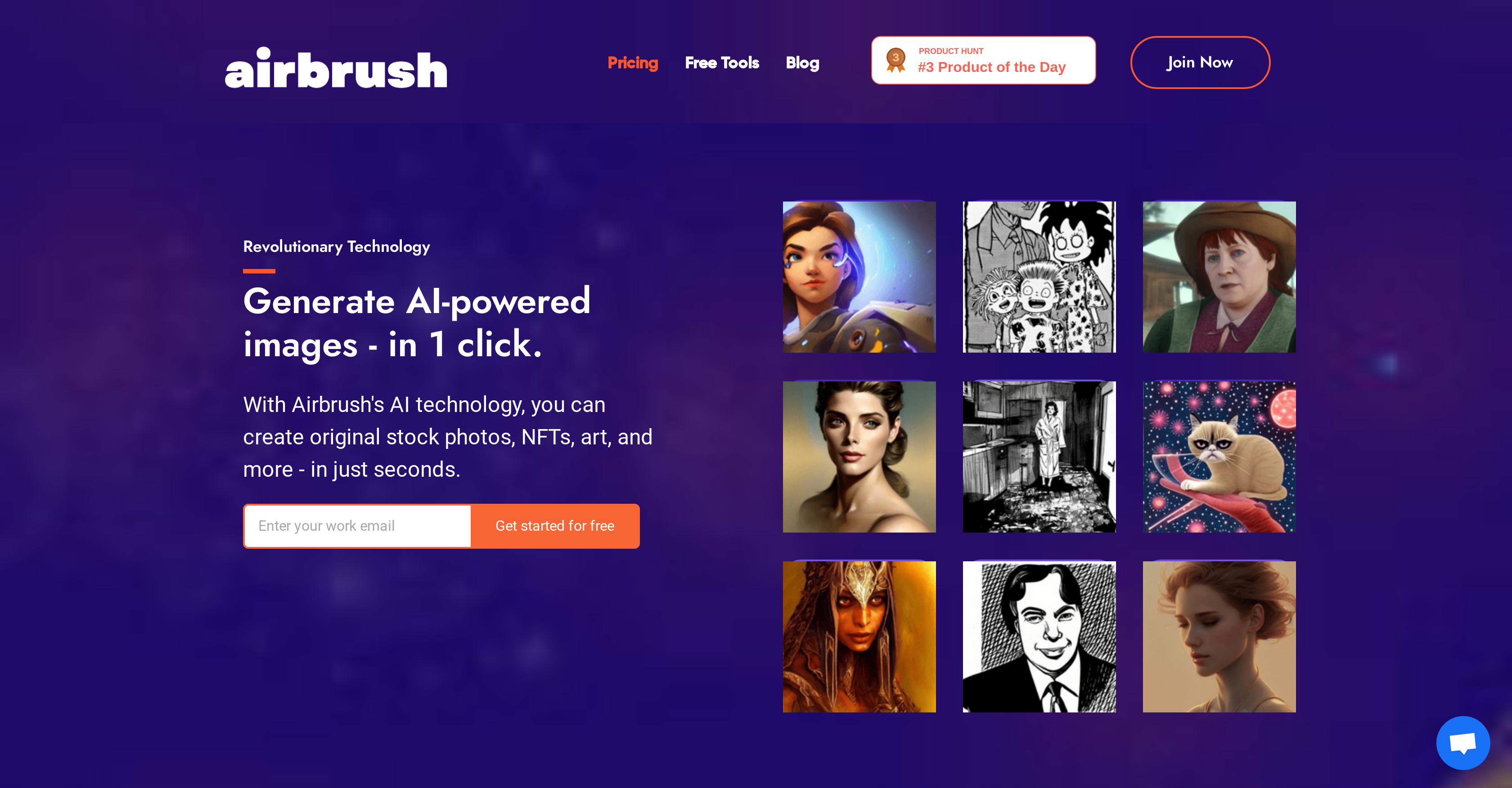 Airbrush - Screenshot showing the interface and features of this AI tool