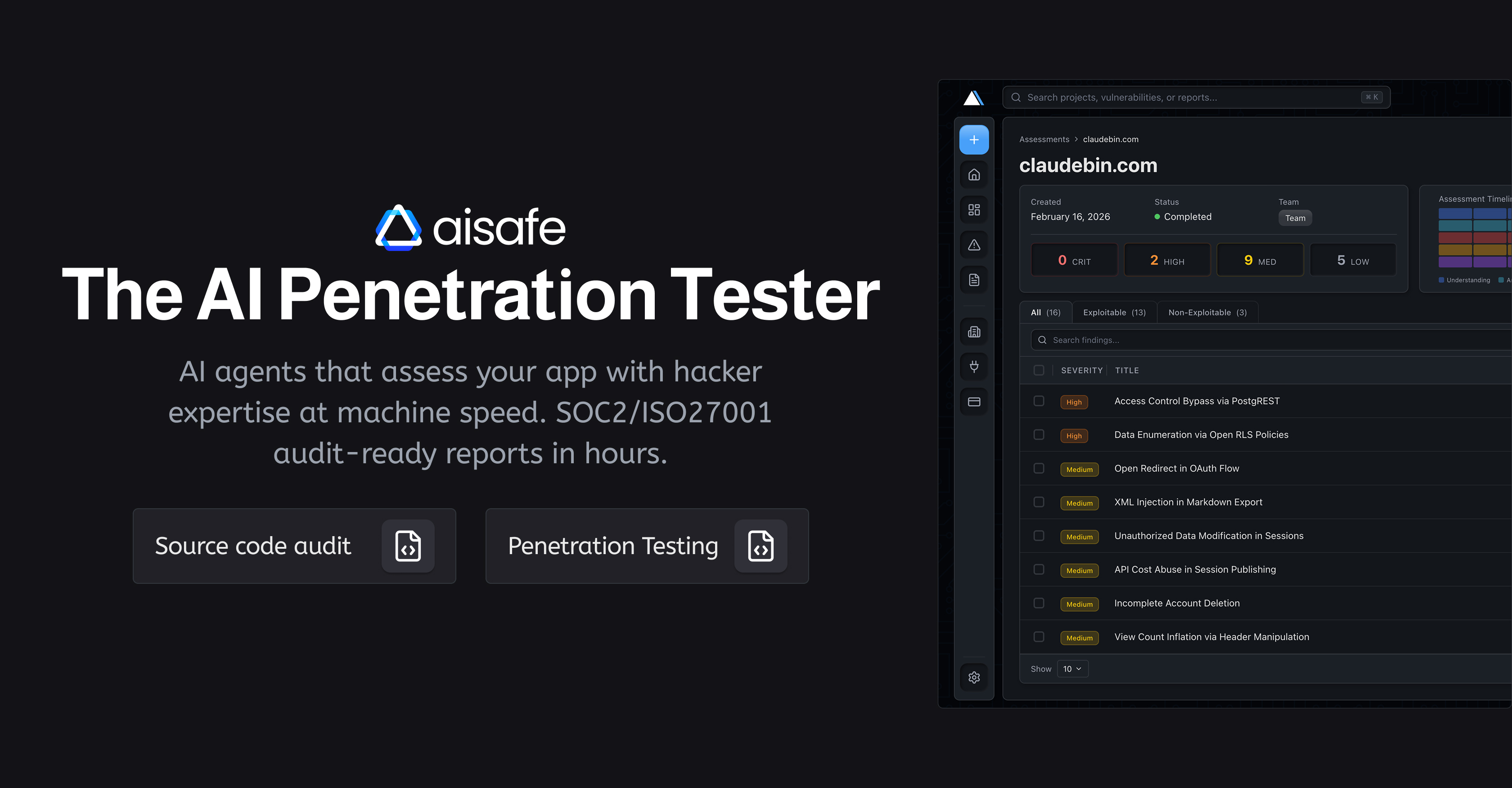 AISafe Labs - Screenshot showing the interface and features of this AI tool