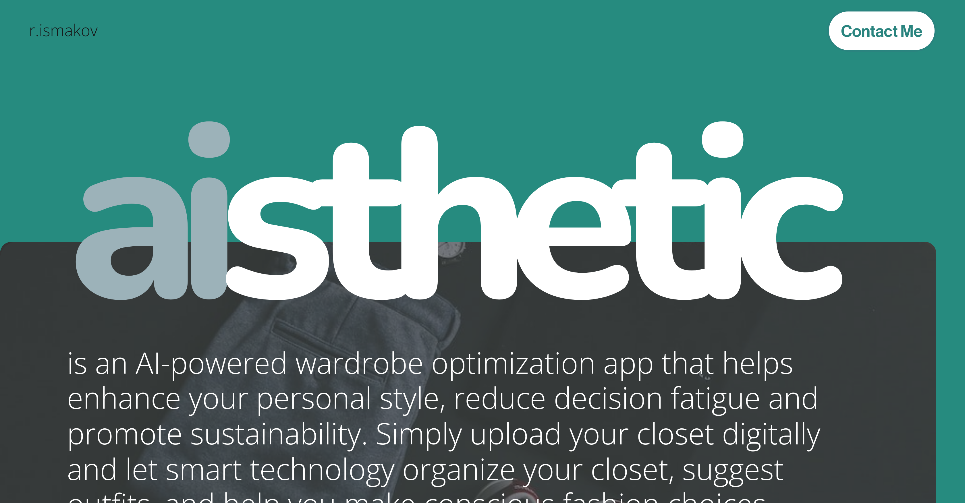 aisthetic - Screenshot showing the interface and features of this AI tool