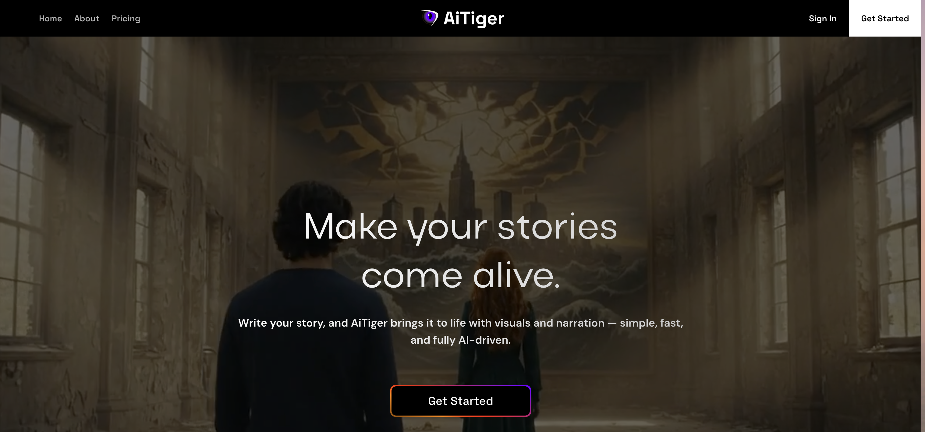 AiTiger - Screenshot showing the interface and features of this AI tool