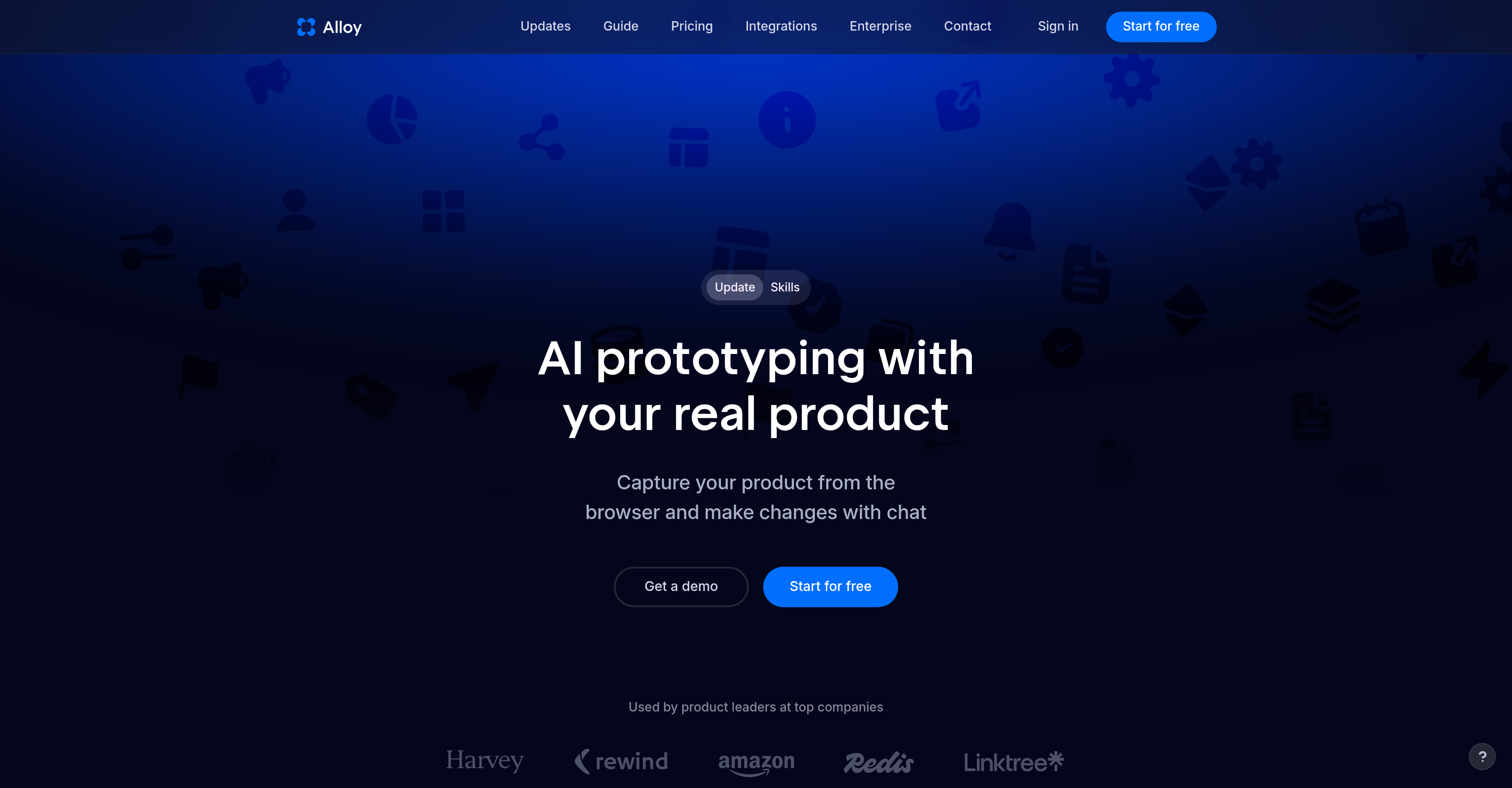 Alloy - Screenshot showing the interface and features of this AI tool