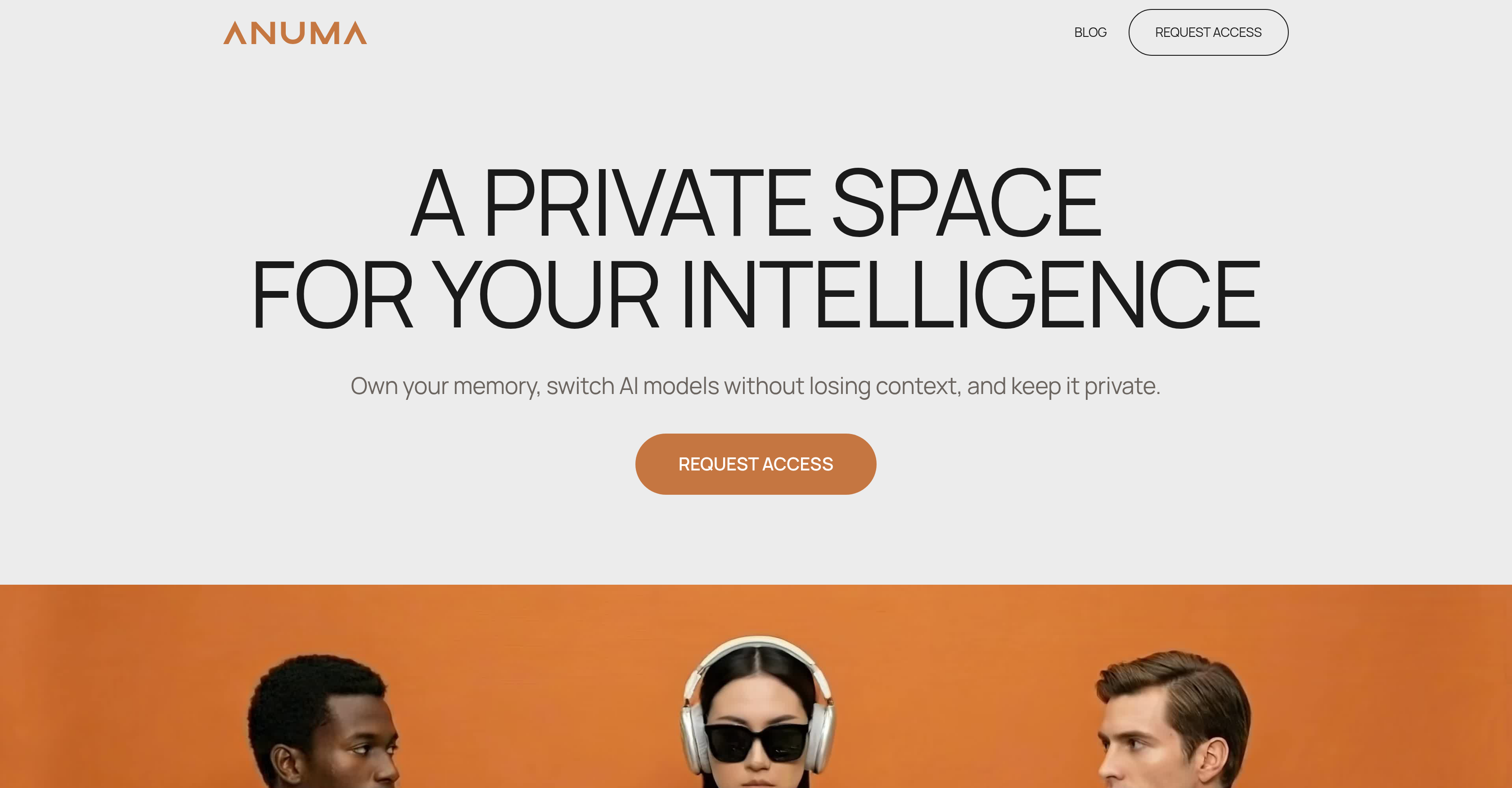 Anuma - Screenshot showing the interface and features of this AI tool
