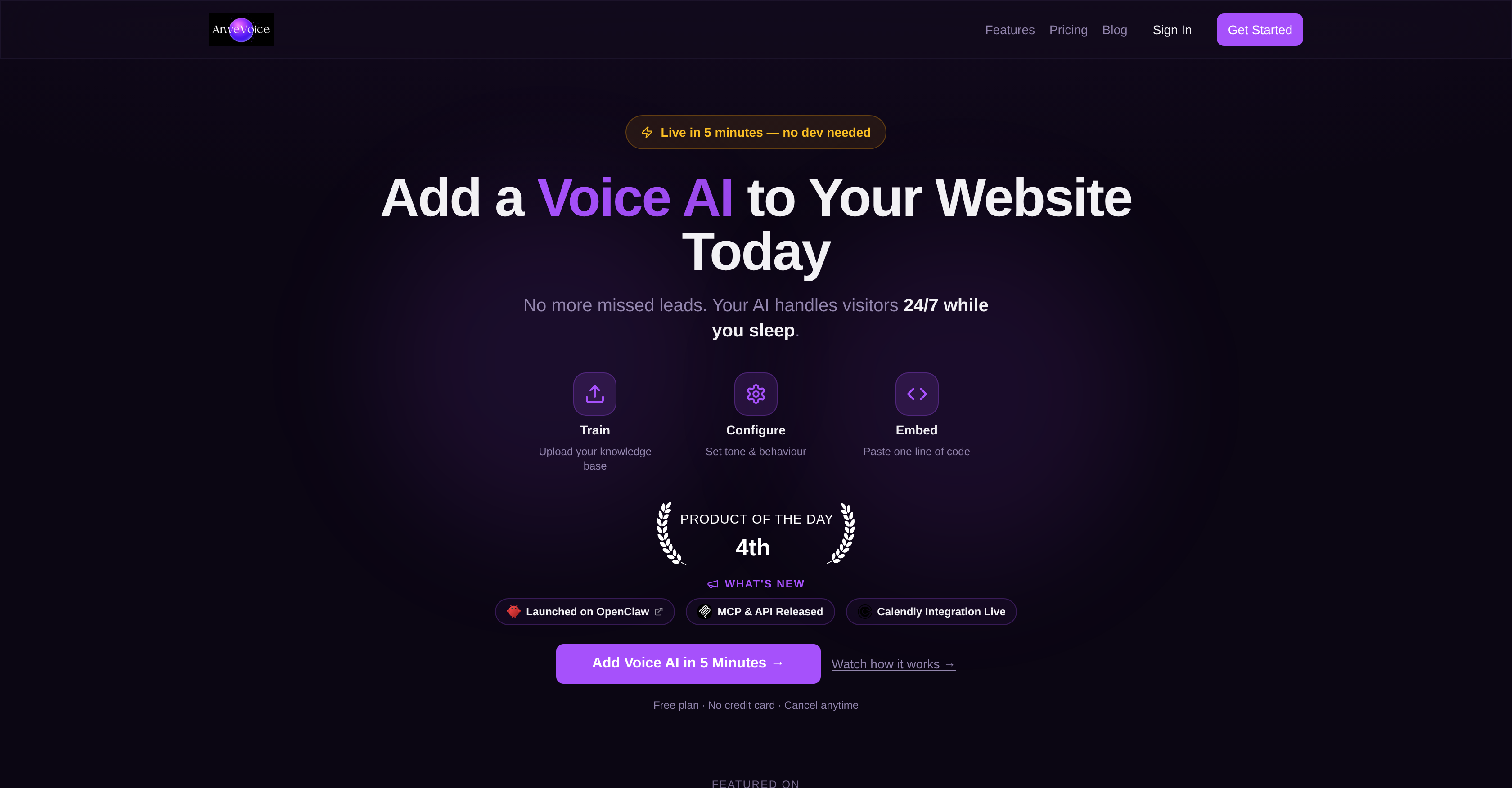AnveVoice - Screenshot showing the interface and features of this AI tool