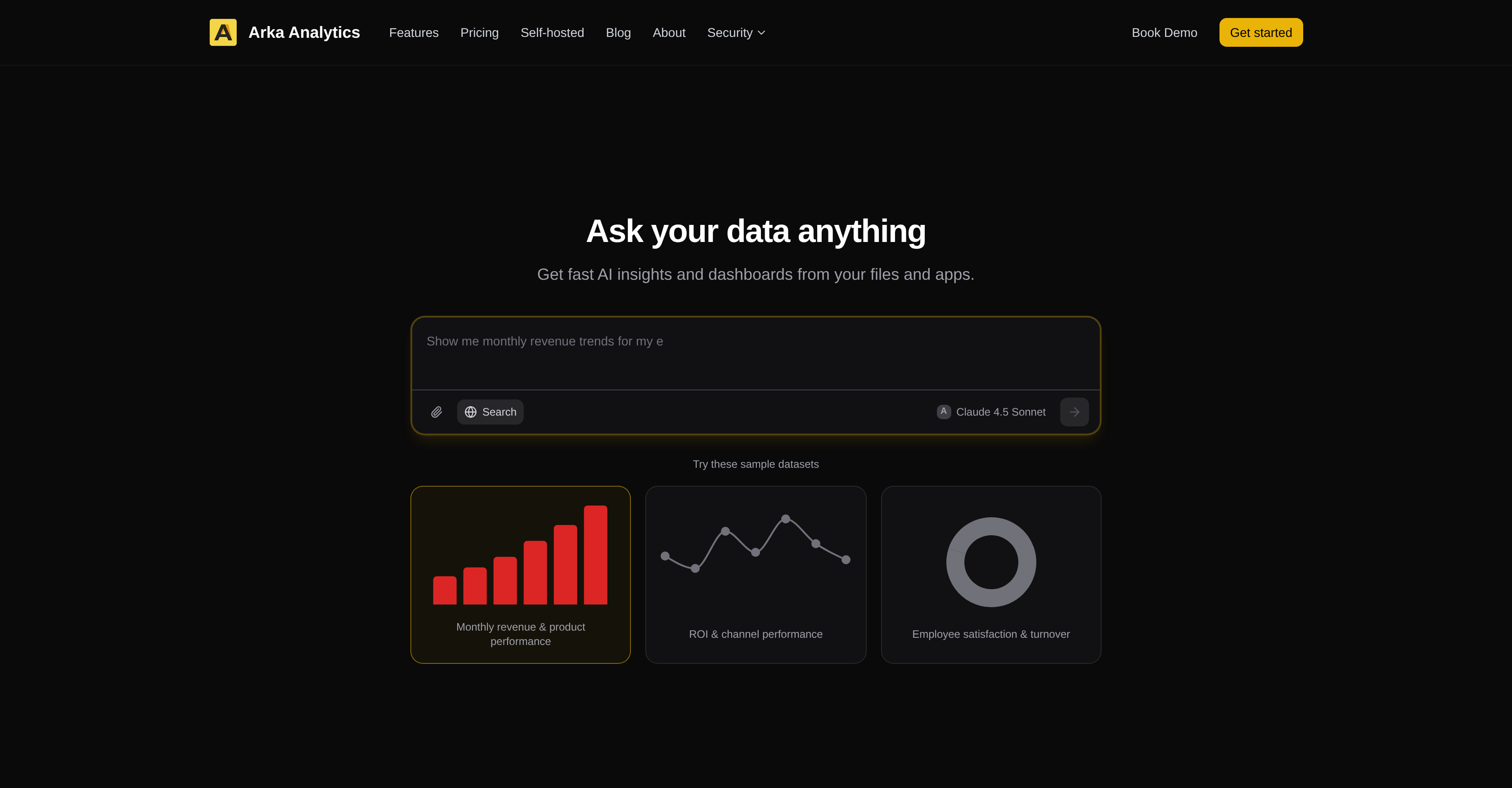 Arka - Screenshot showing the interface and features of this AI tool