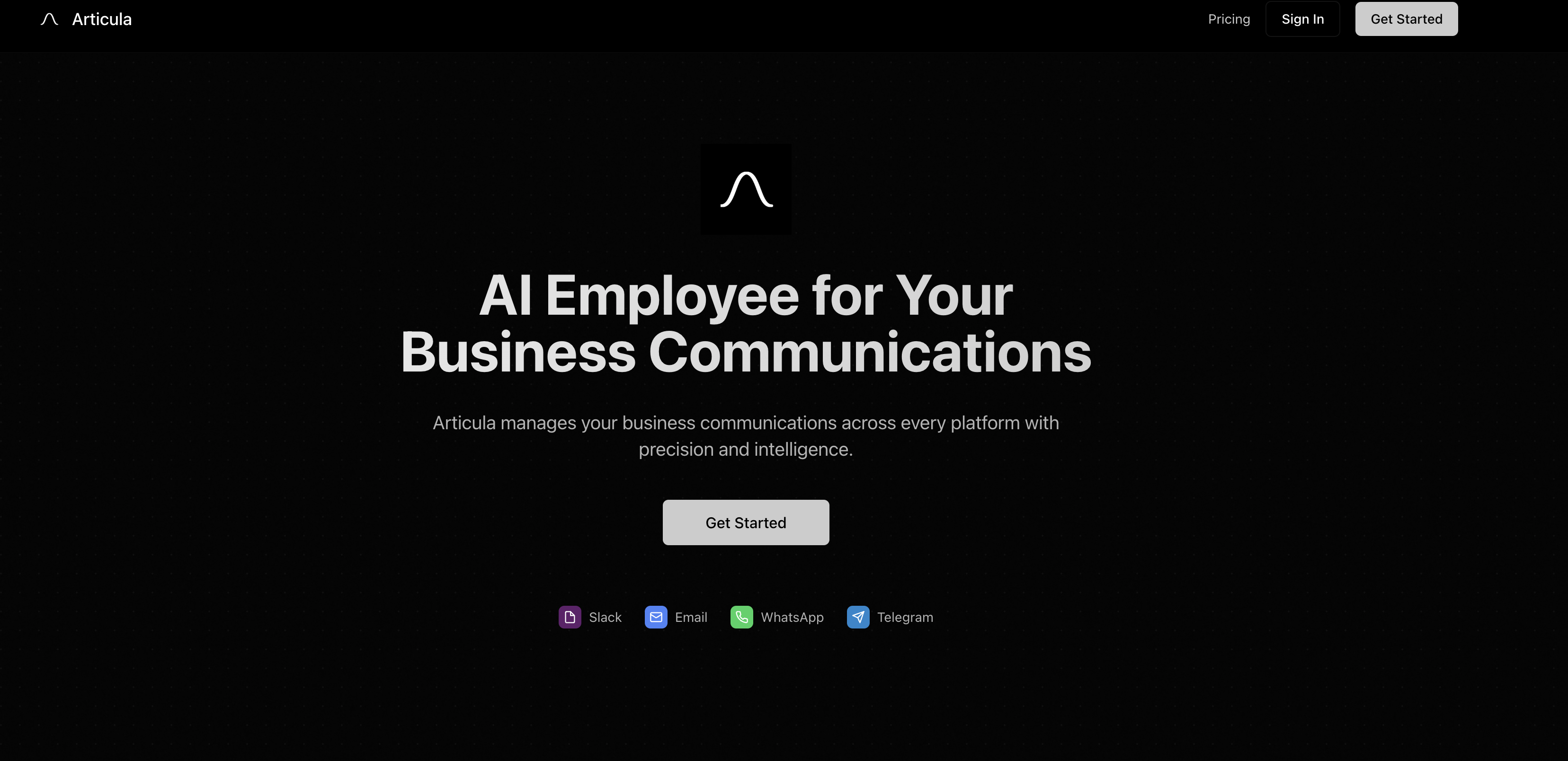 Articula - Screenshot showing the interface and features of this AI tool