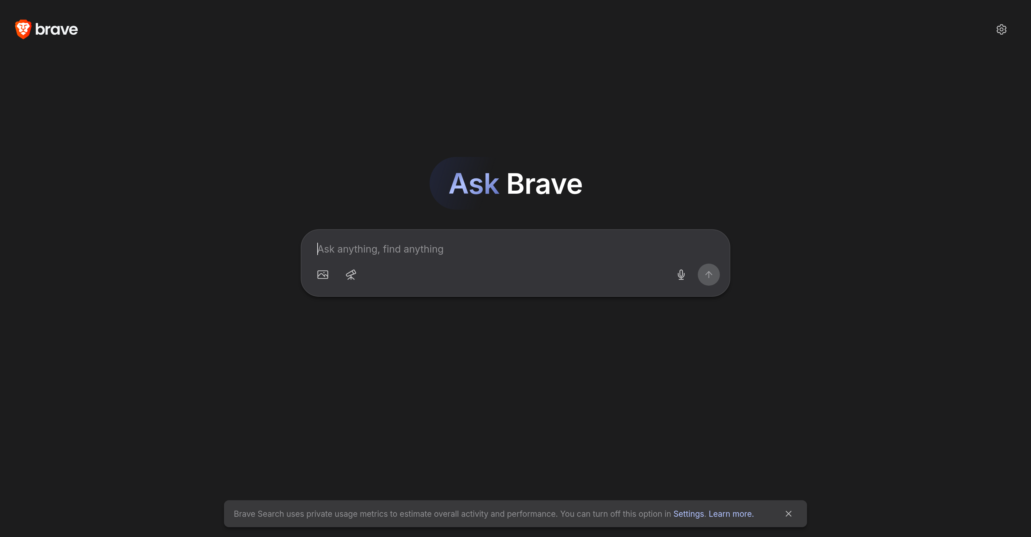 Ask Brave - Screenshot showing the interface and features of this AI tool