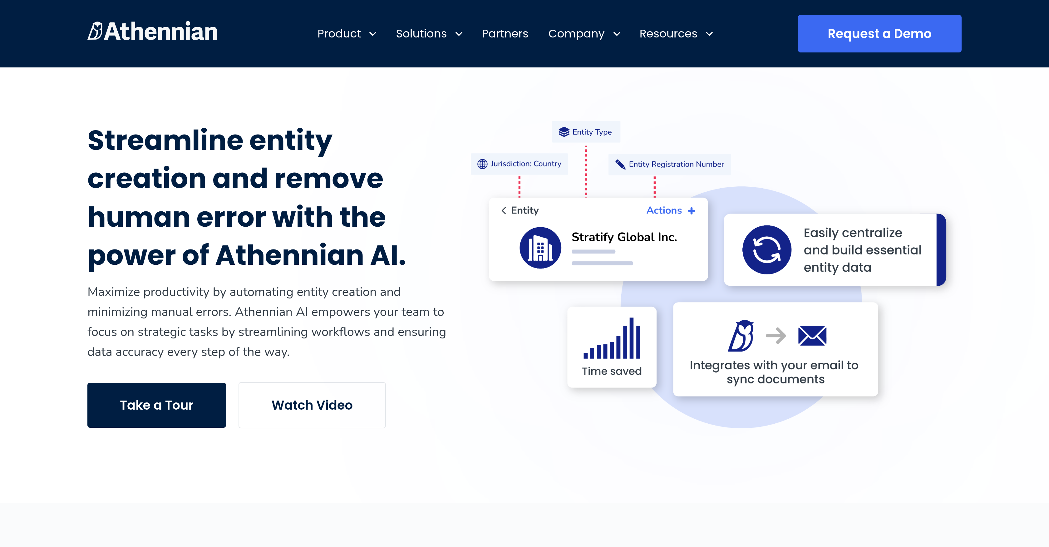 Athennian AI - Screenshot showing the interface and features of this AI tool