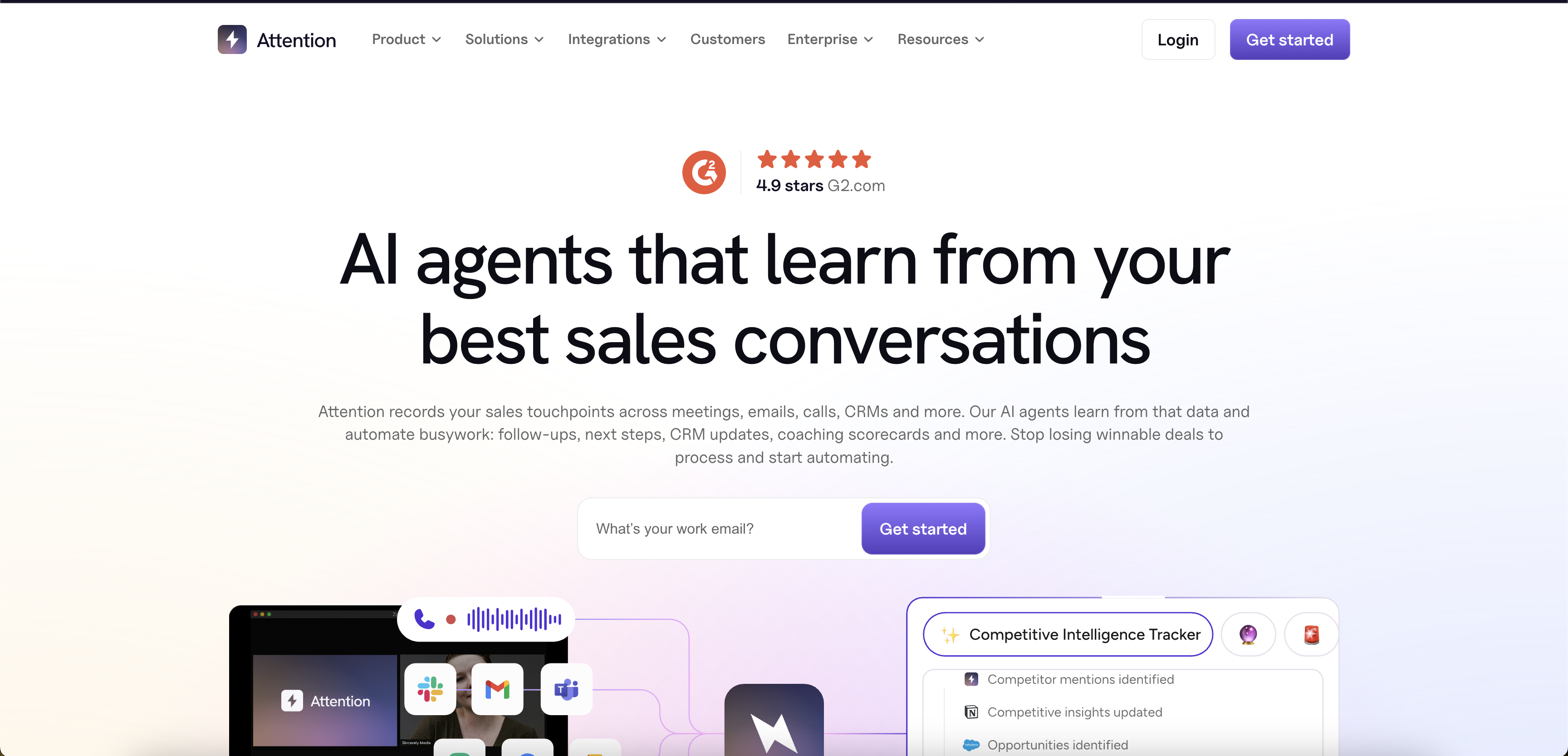 Attention Tech - Screenshot showing the interface and features of this AI tool