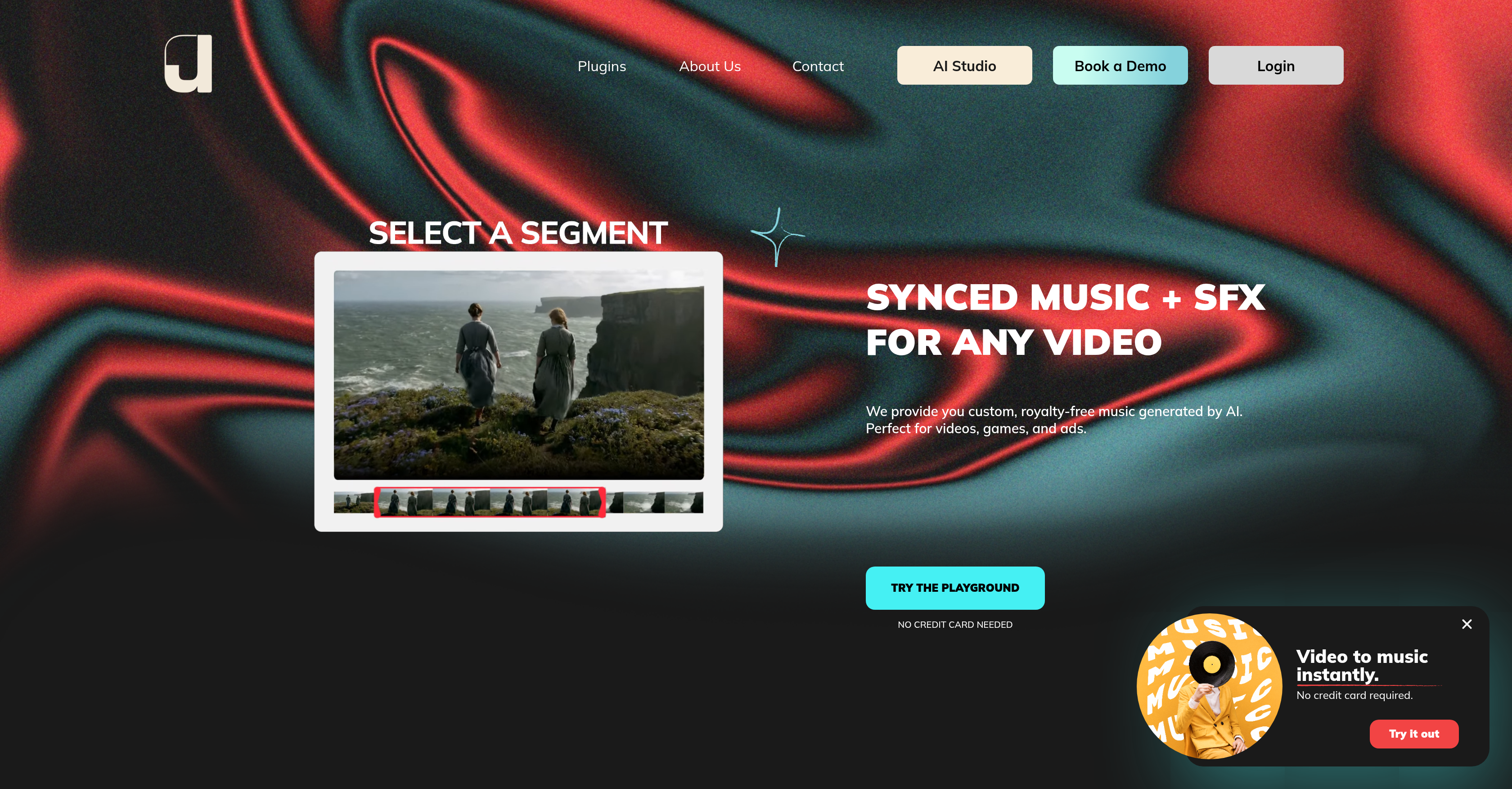 Audiomatic - Screenshot showing the interface and features of this AI tool