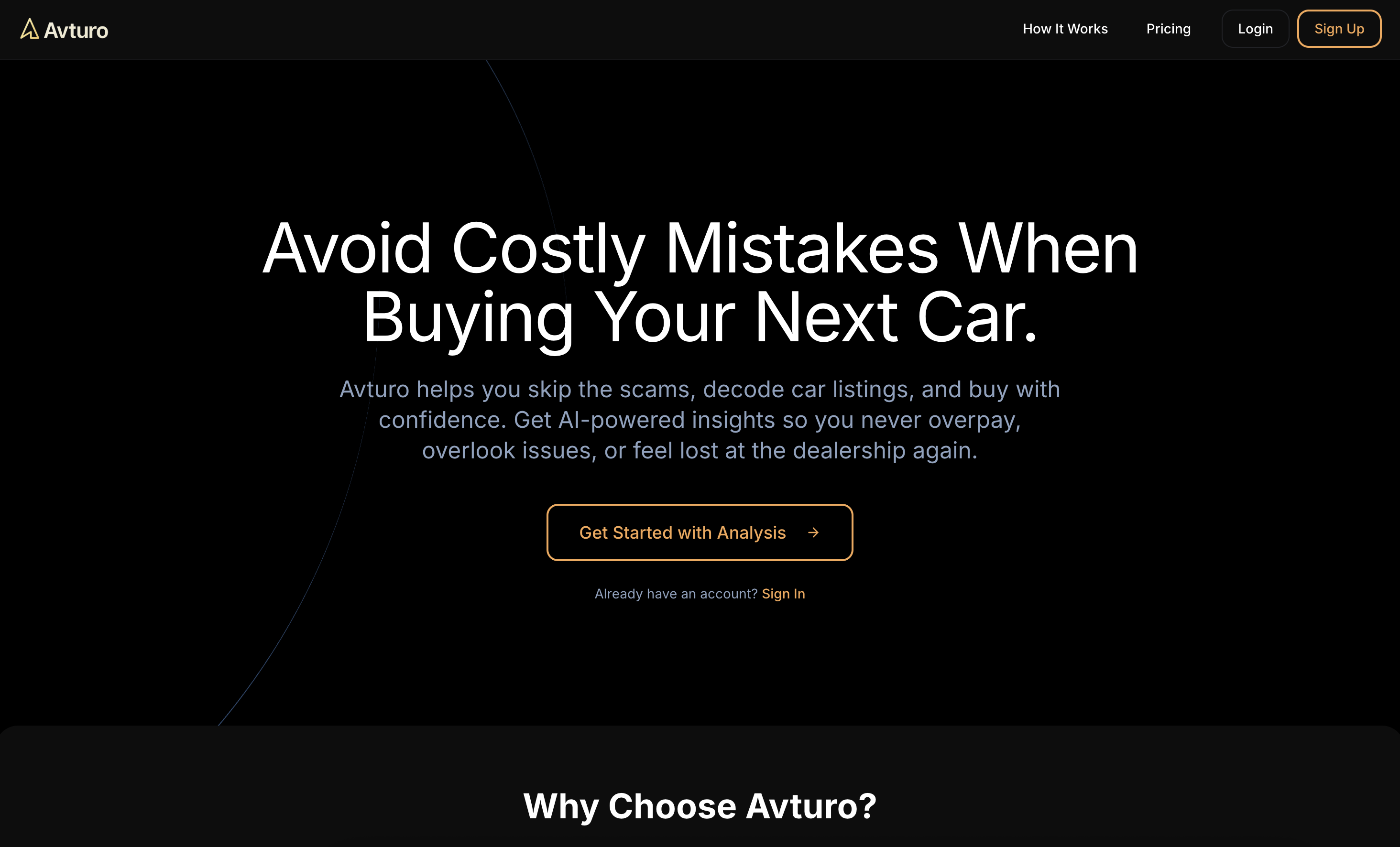 Avturo - Screenshot showing the interface and features of this AI tool