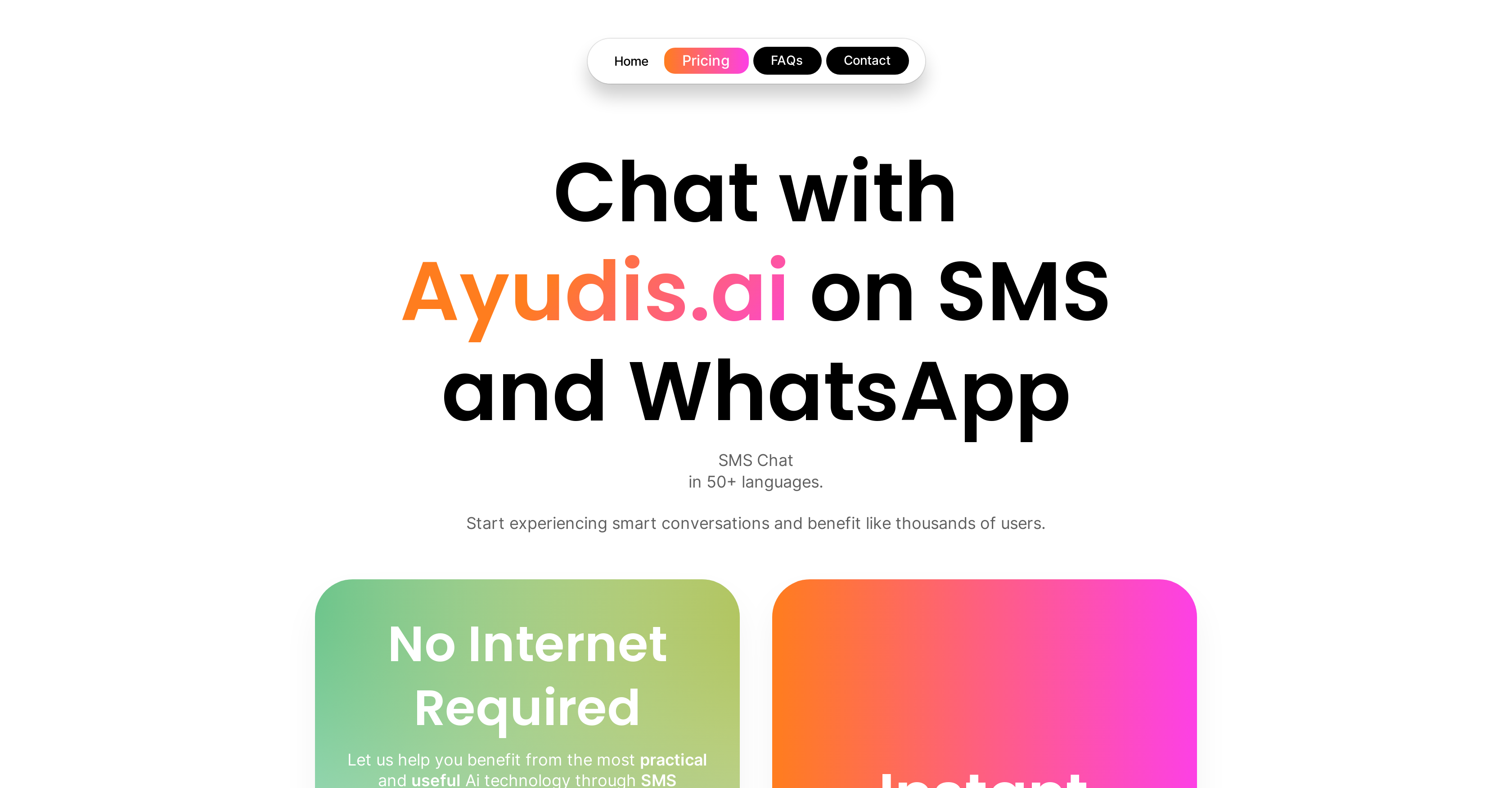 Ayudis - Screenshot showing the interface and features of this AI tool