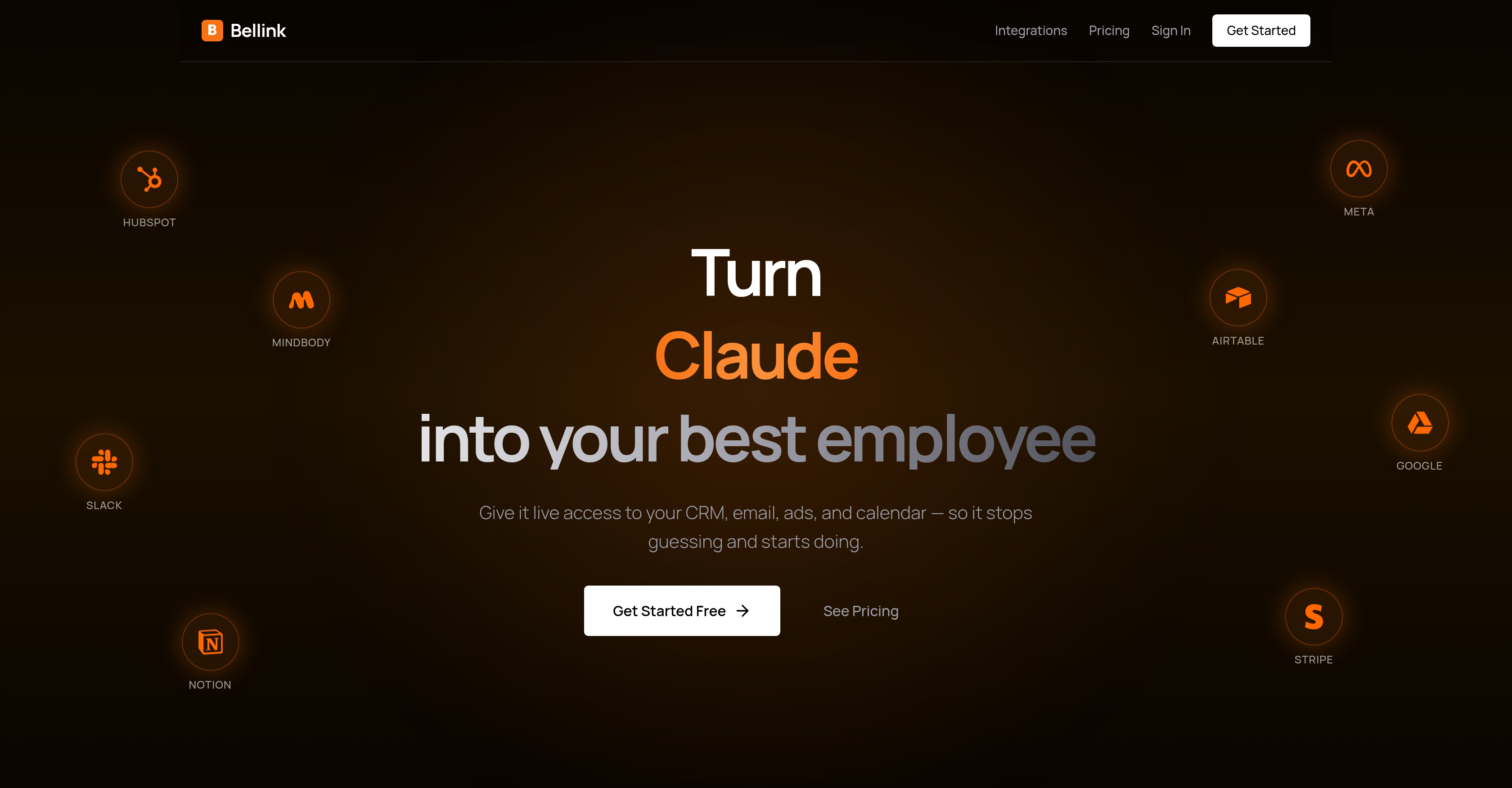 Bellink - Screenshot showing the interface and features of this AI tool