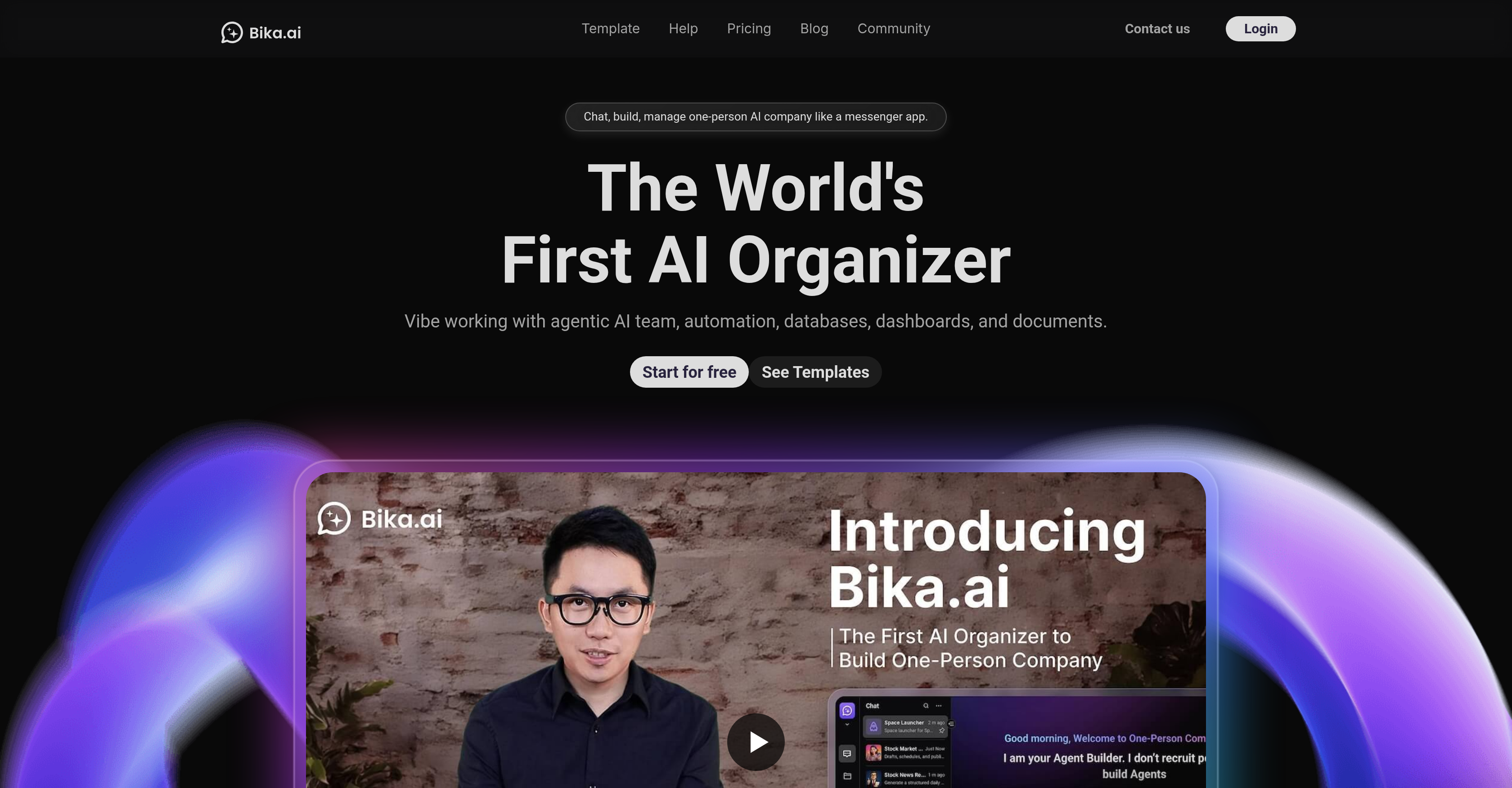 Bika.ai - Screenshot showing the interface and features of this AI tool