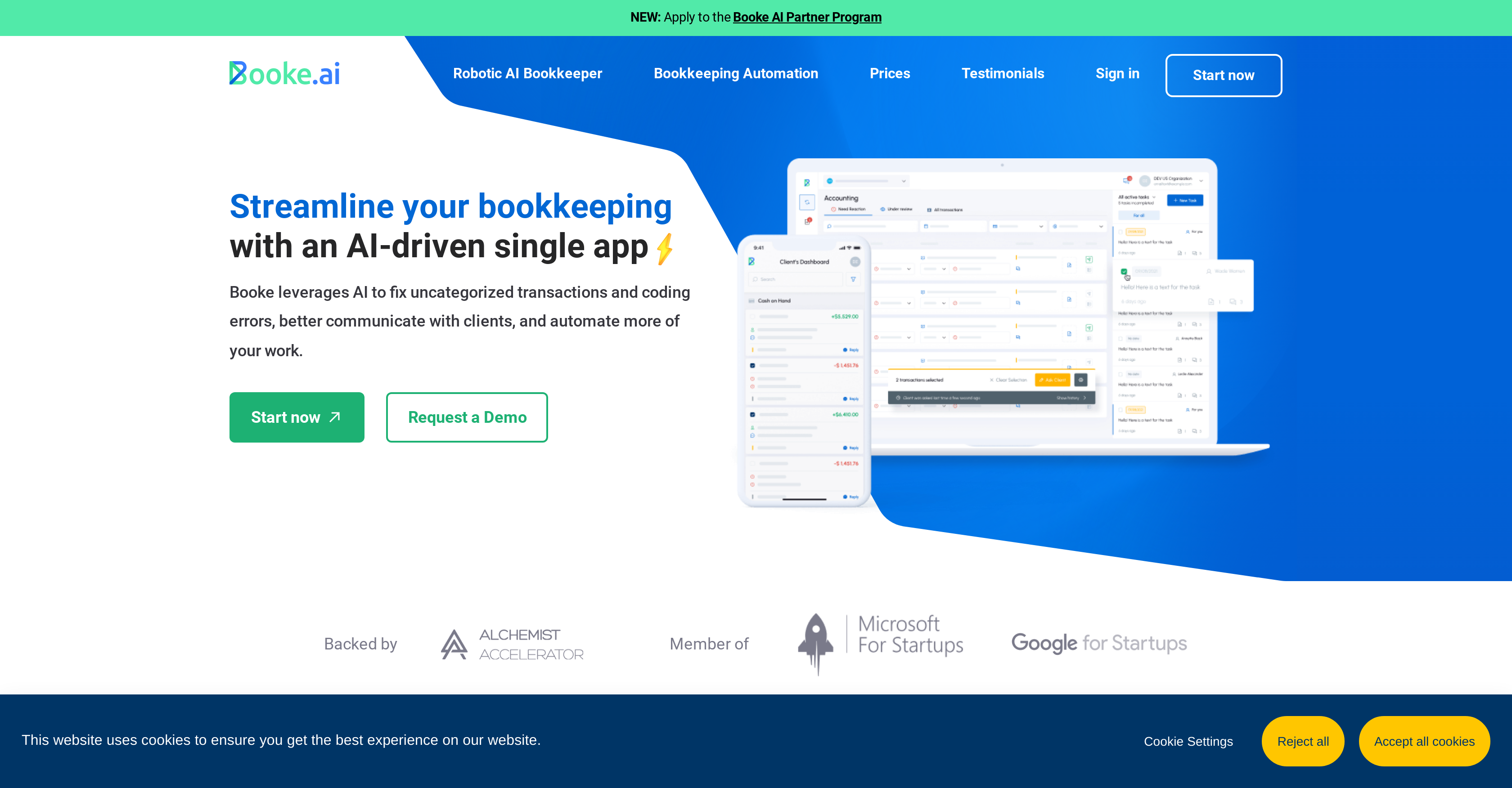 Booke AI - Screenshot showing the interface and features of this AI tool