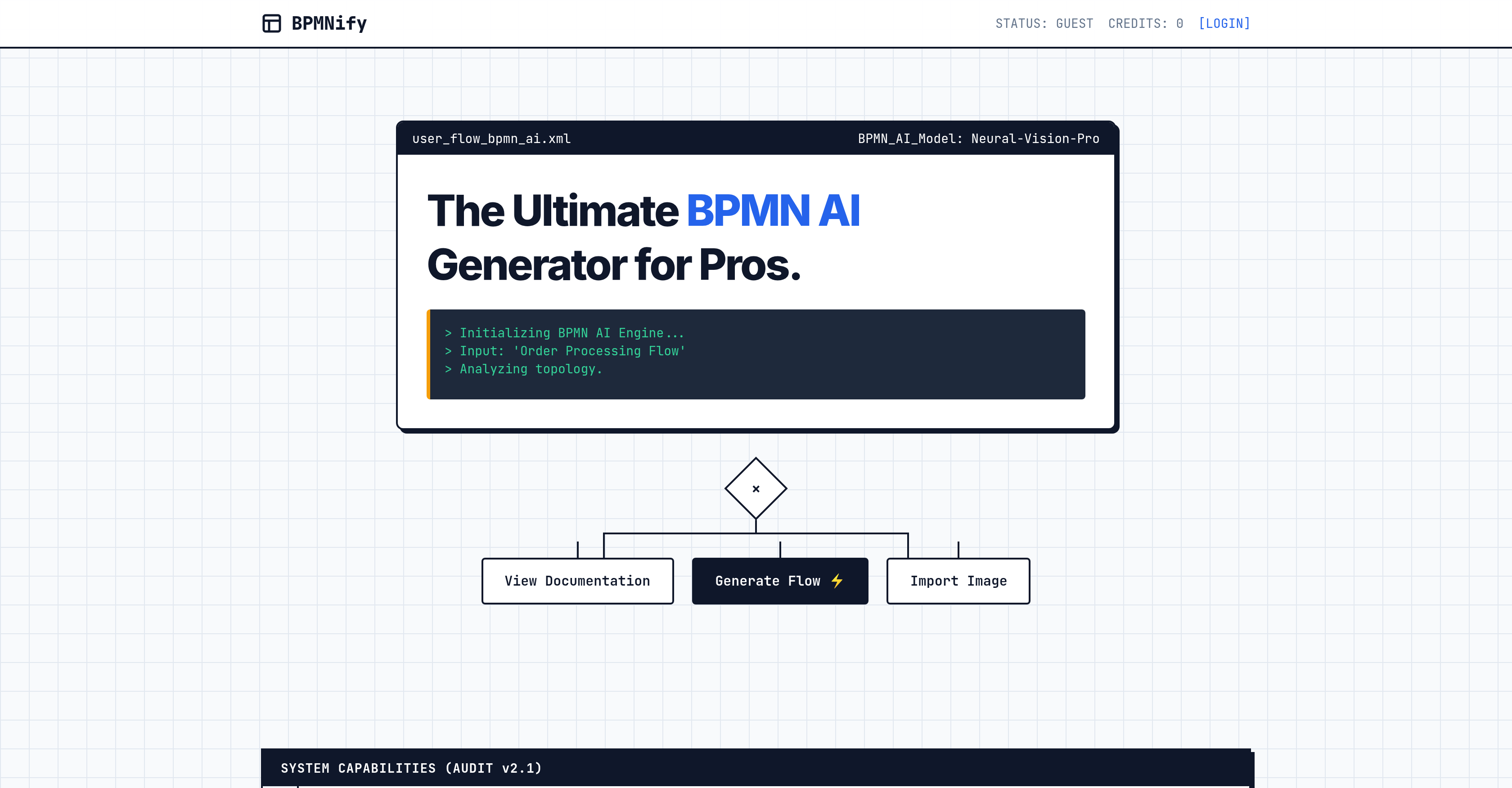 BPMNify - Screenshot showing the interface and features of this AI tool