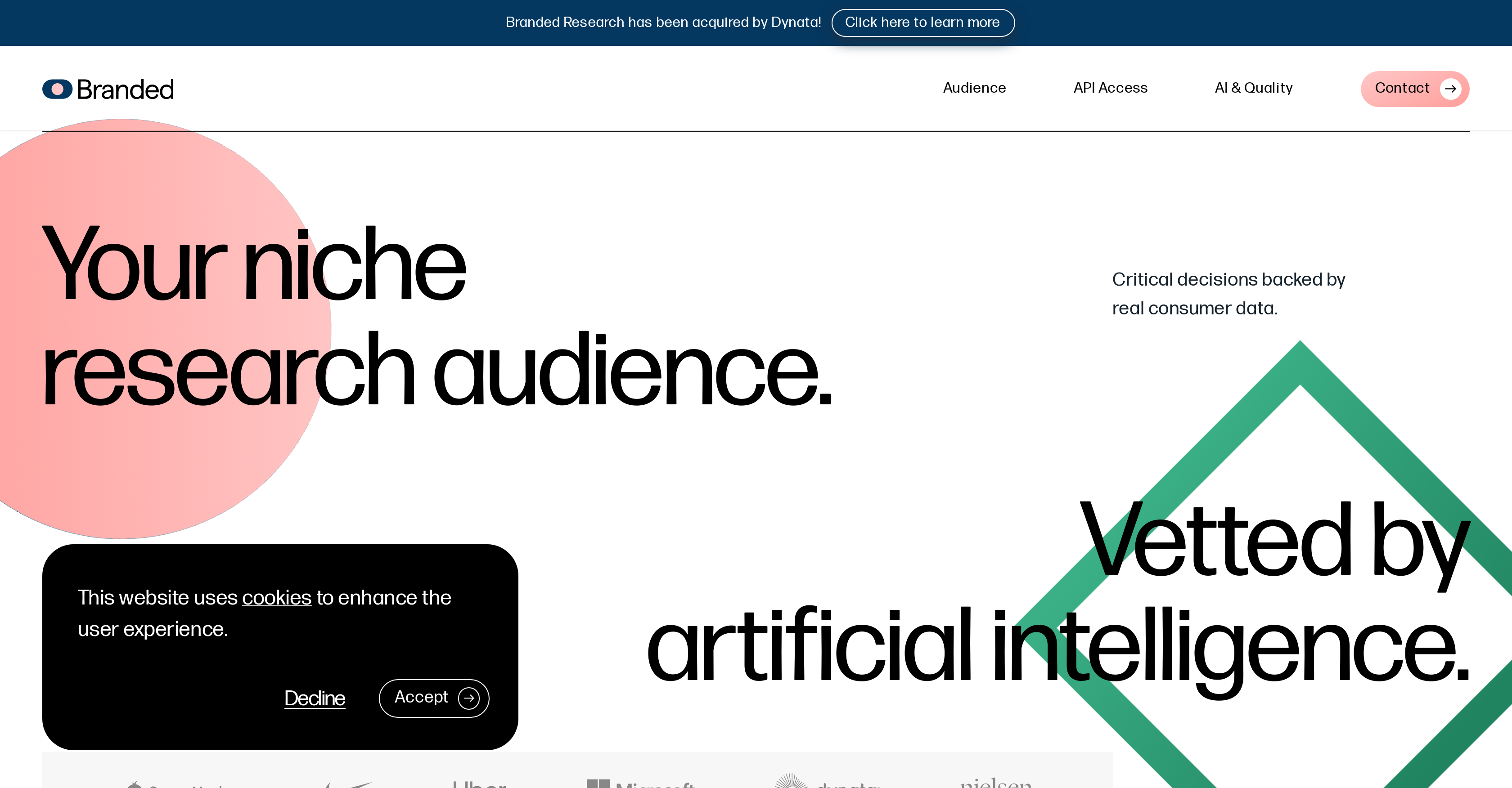 Branded Research - Screenshot showing the interface and features of this AI tool