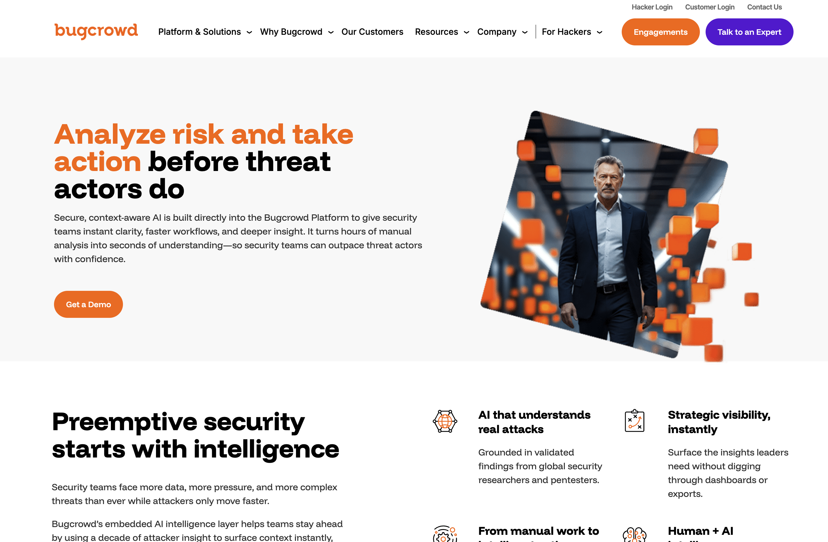 Bugcrowd AI - Screenshot showing the interface and features of this AI tool