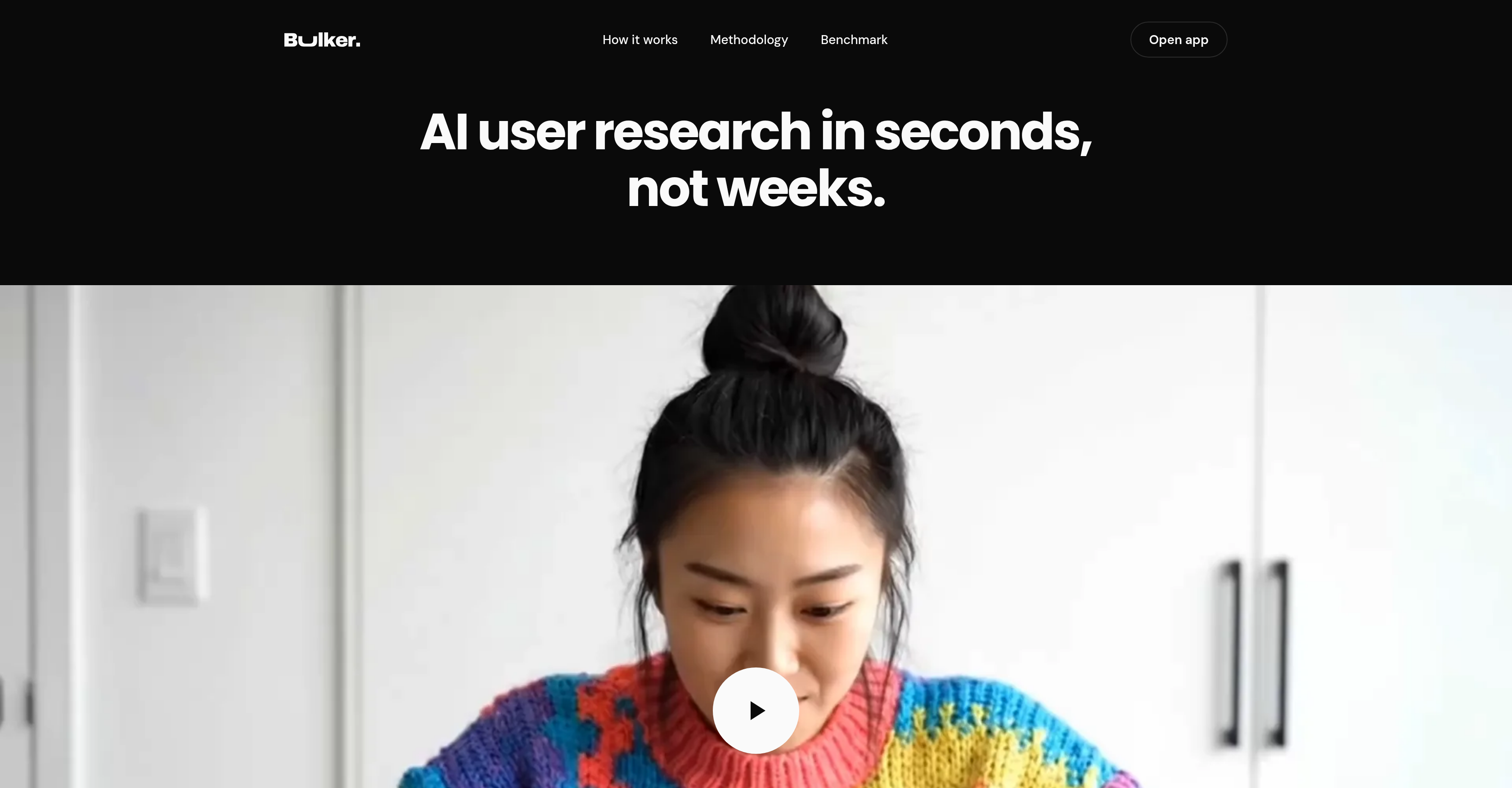Bulker - Screenshot showing the interface and features of this AI tool