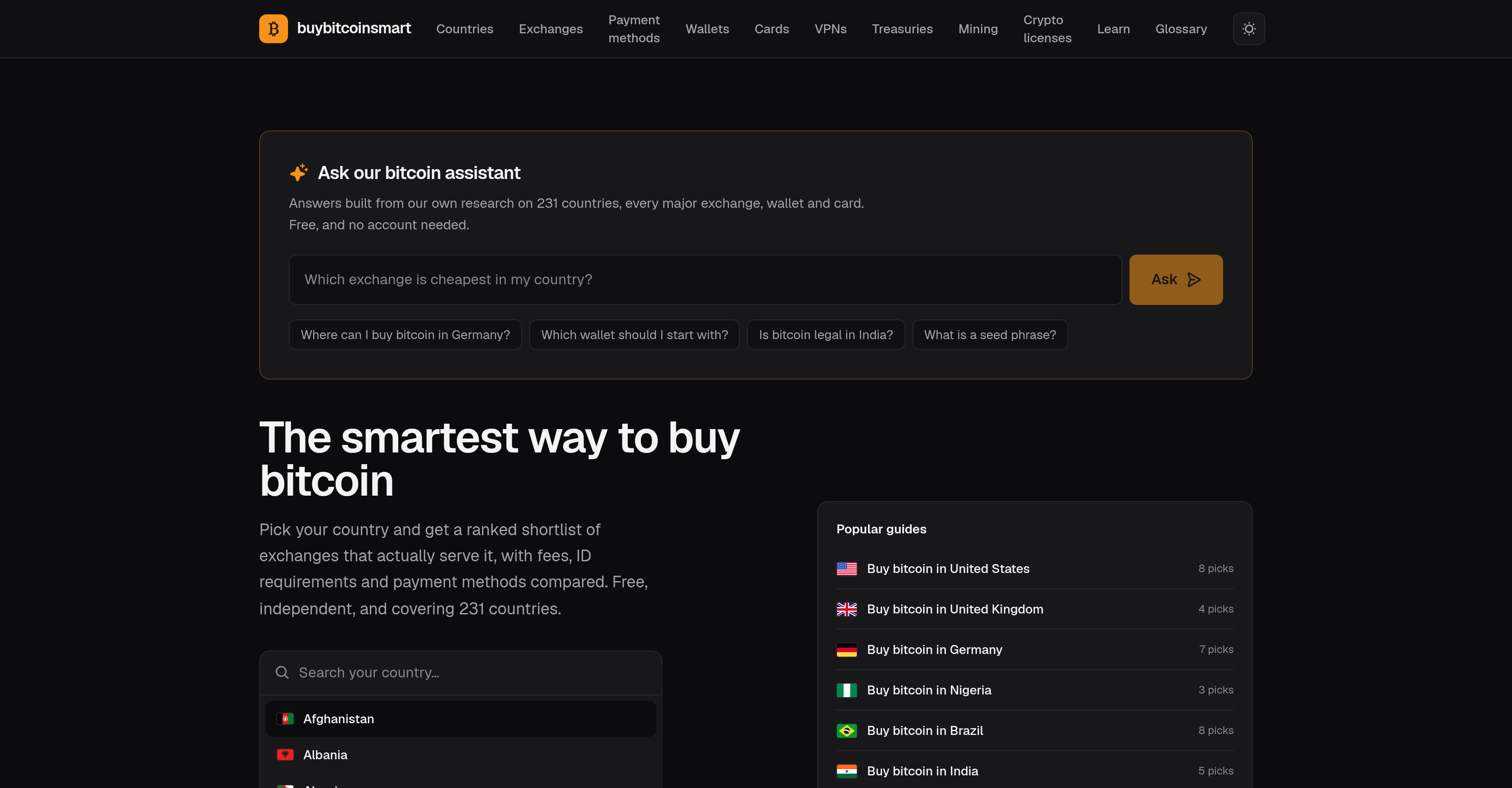 Buy Bitcoin Smart - Screenshot showing the interface and features of this AI tool
