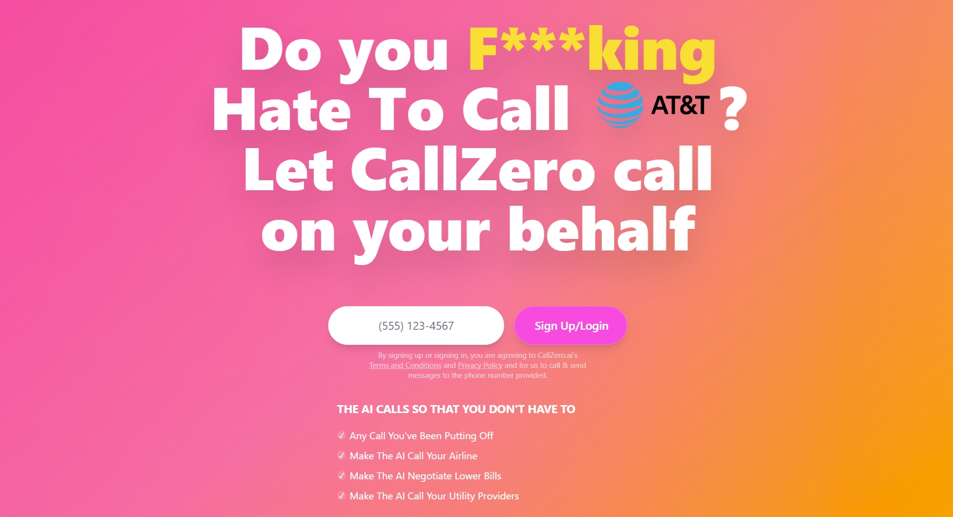 CallZero.ai - Screenshot showing the interface and features of this AI tool