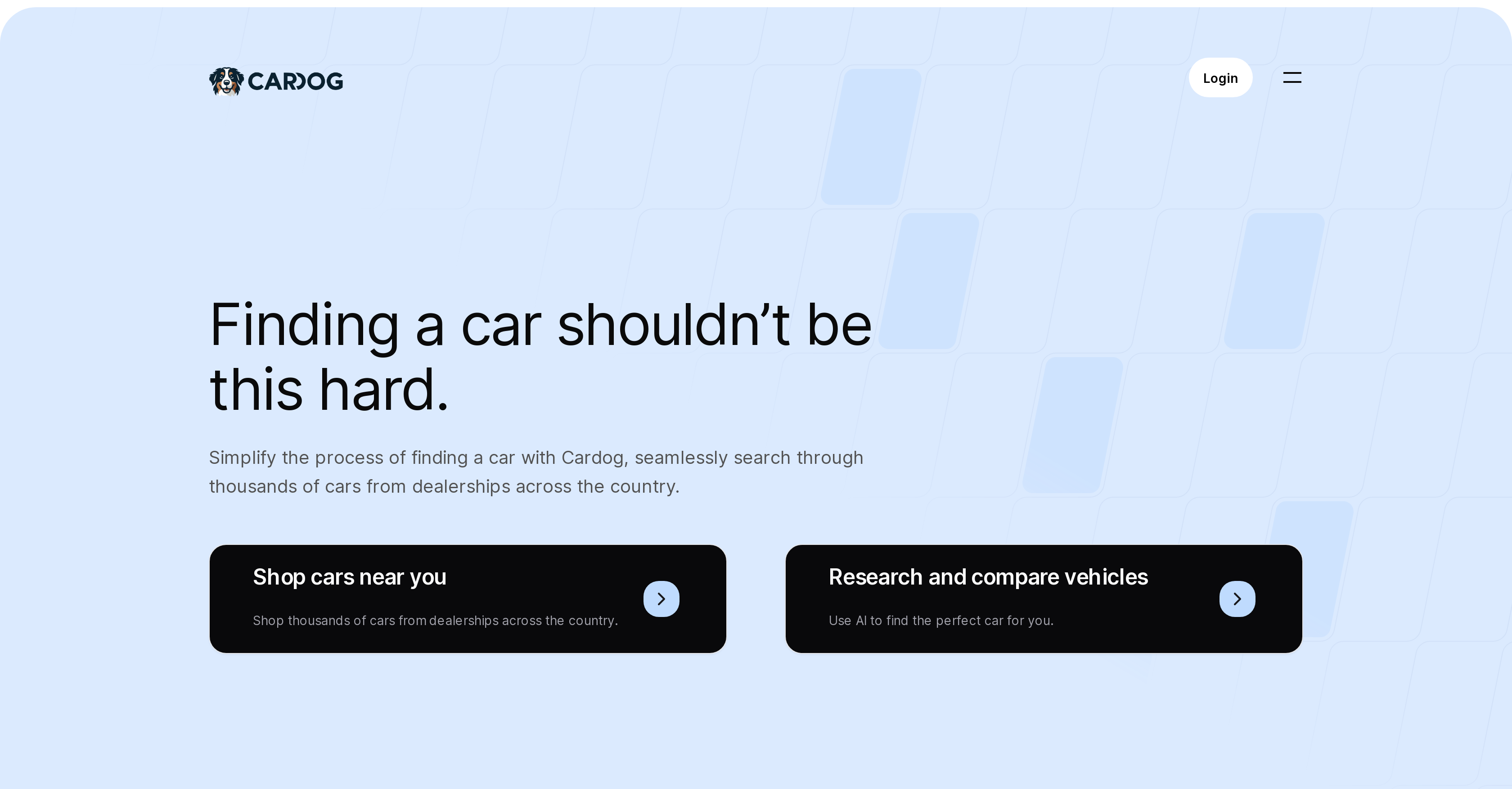 Cardog - Screenshot showing the interface and features of this AI tool