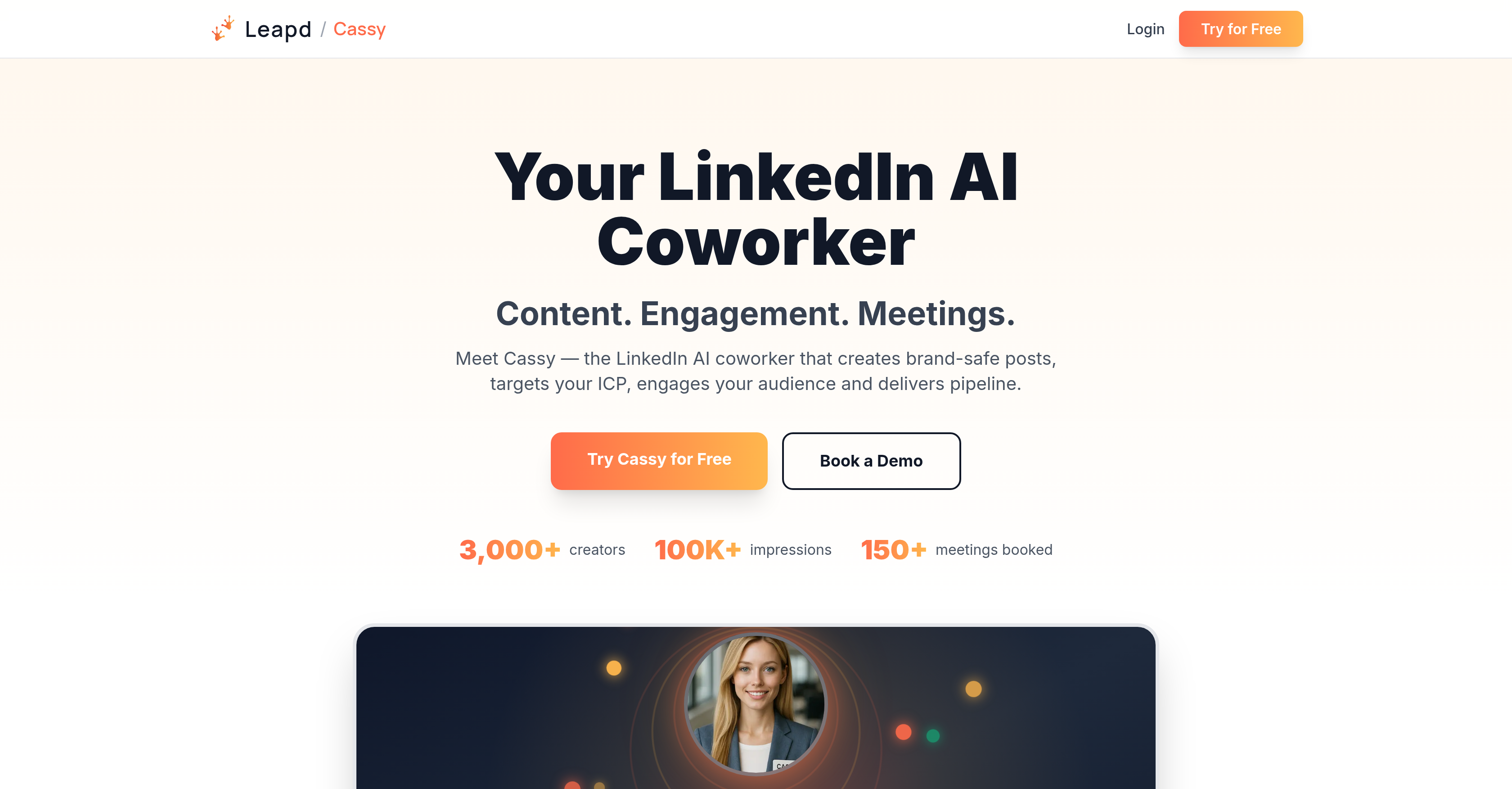 Cassy by LEAPD - Screenshot showing the interface and features of this AI tool