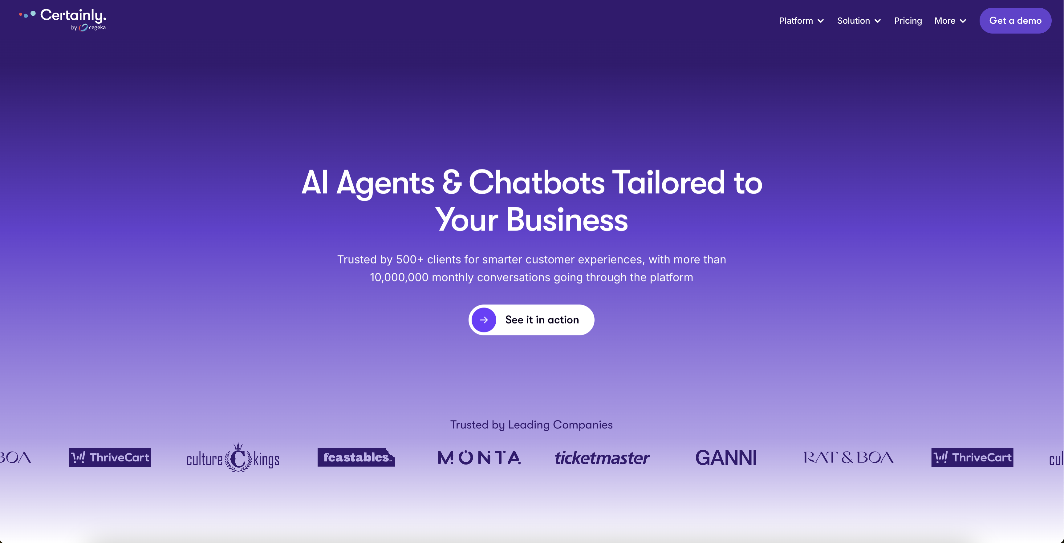 Certainly - Screenshot showing the interface and features of this AI tool