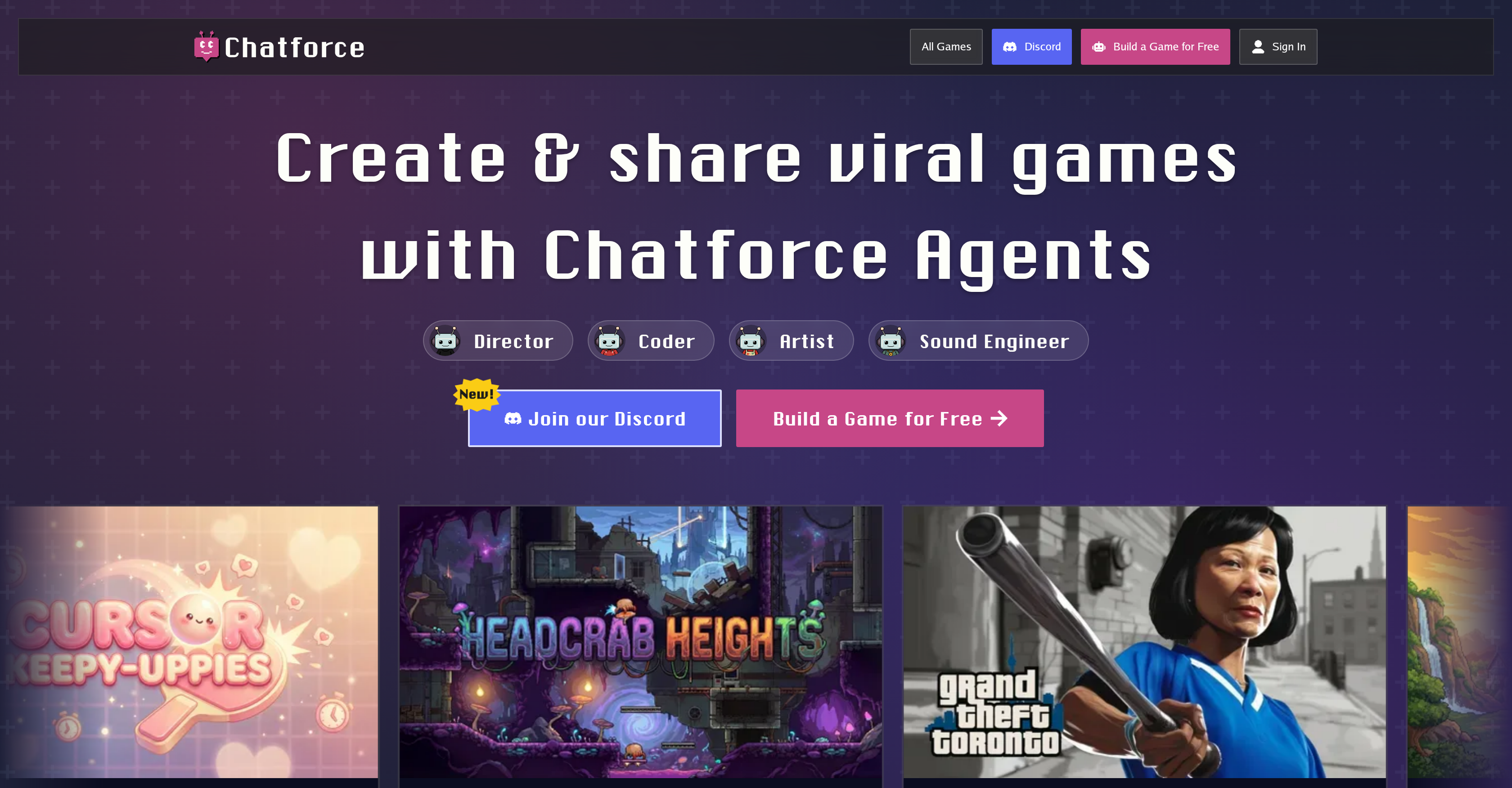Chatforce - Screenshot showing the interface and features of this AI tool