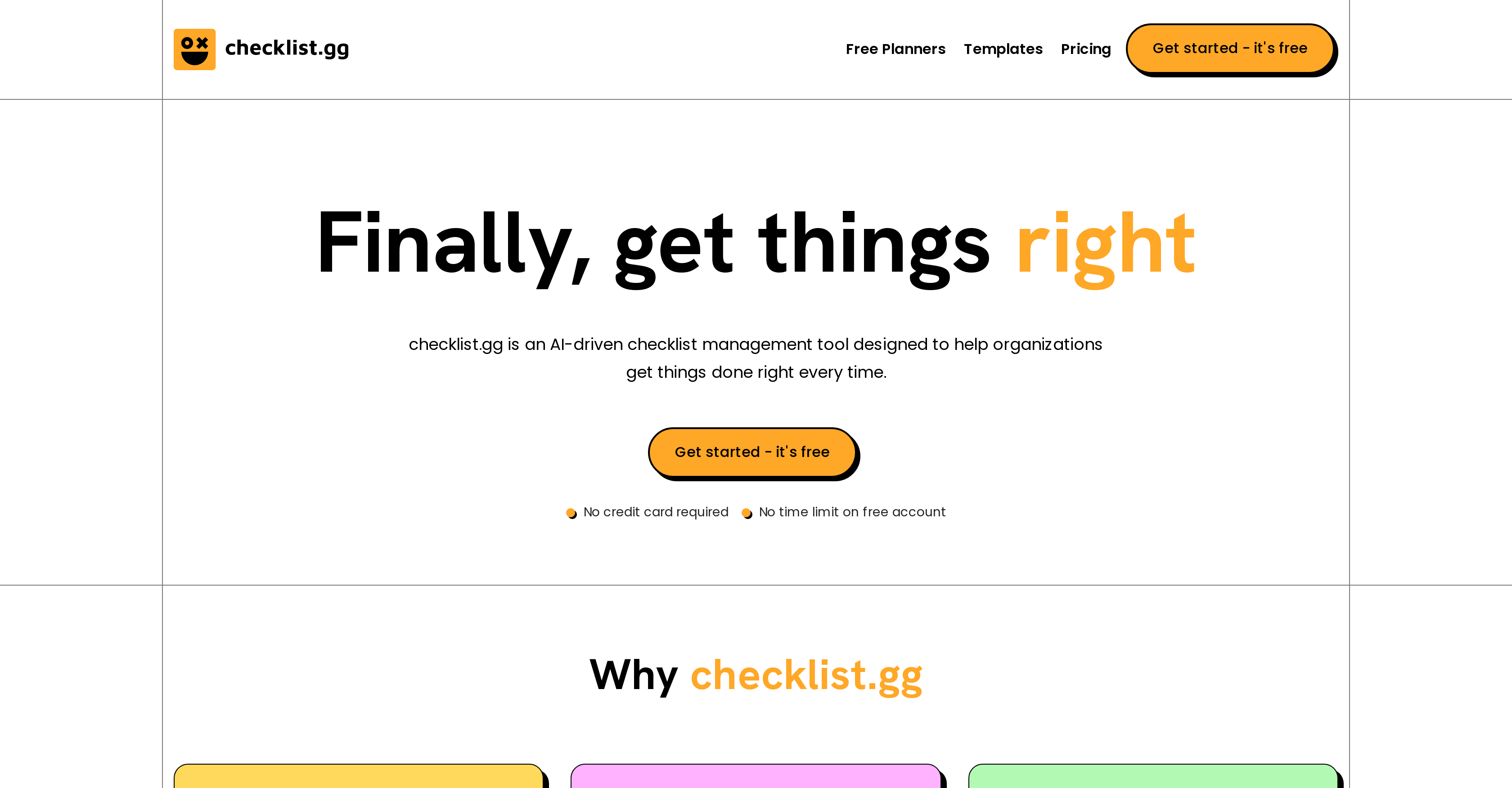 checklist.gg - Screenshot showing the interface and features of this AI tool