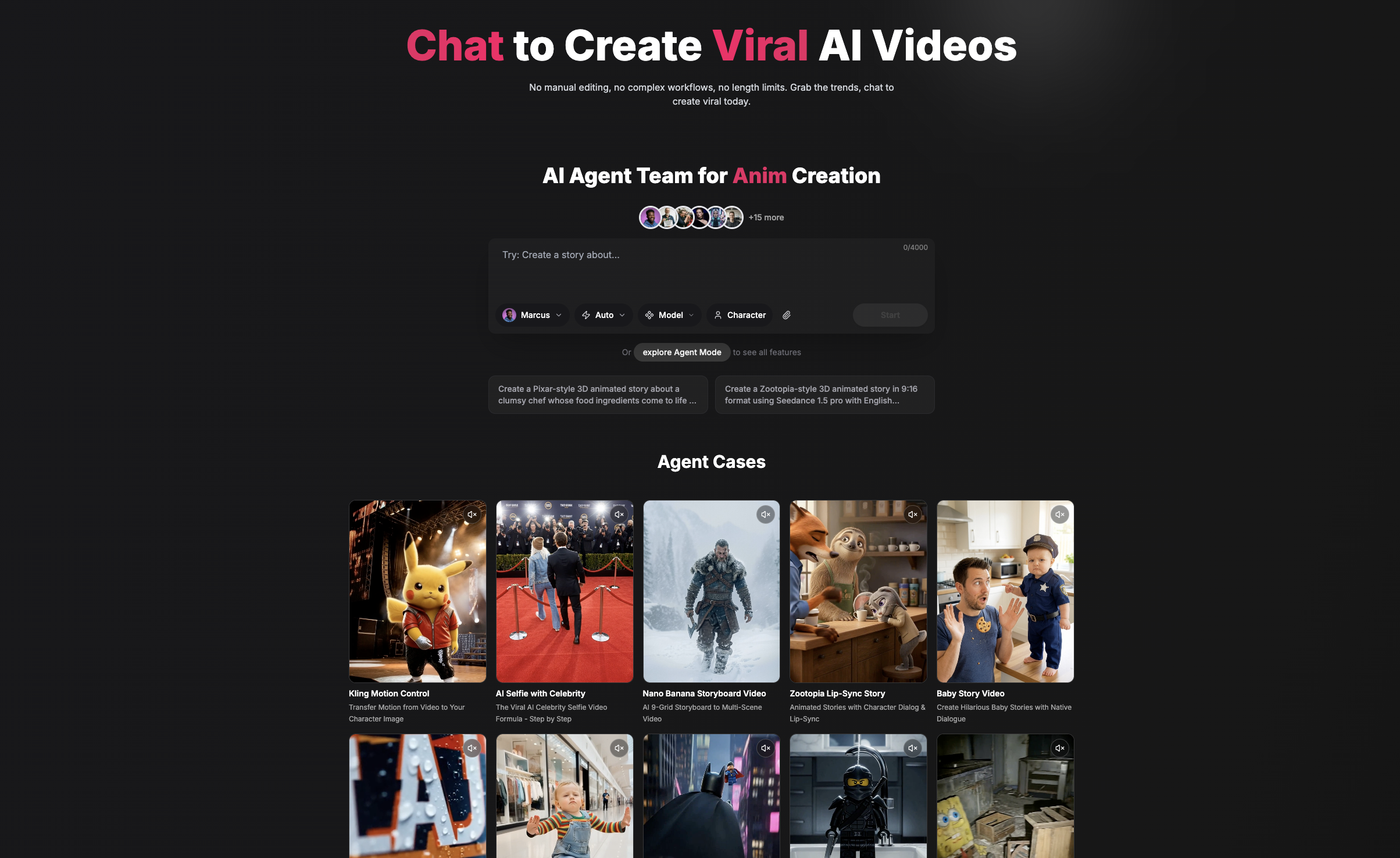 Chraft AI - Screenshot showing the interface and features of this AI tool