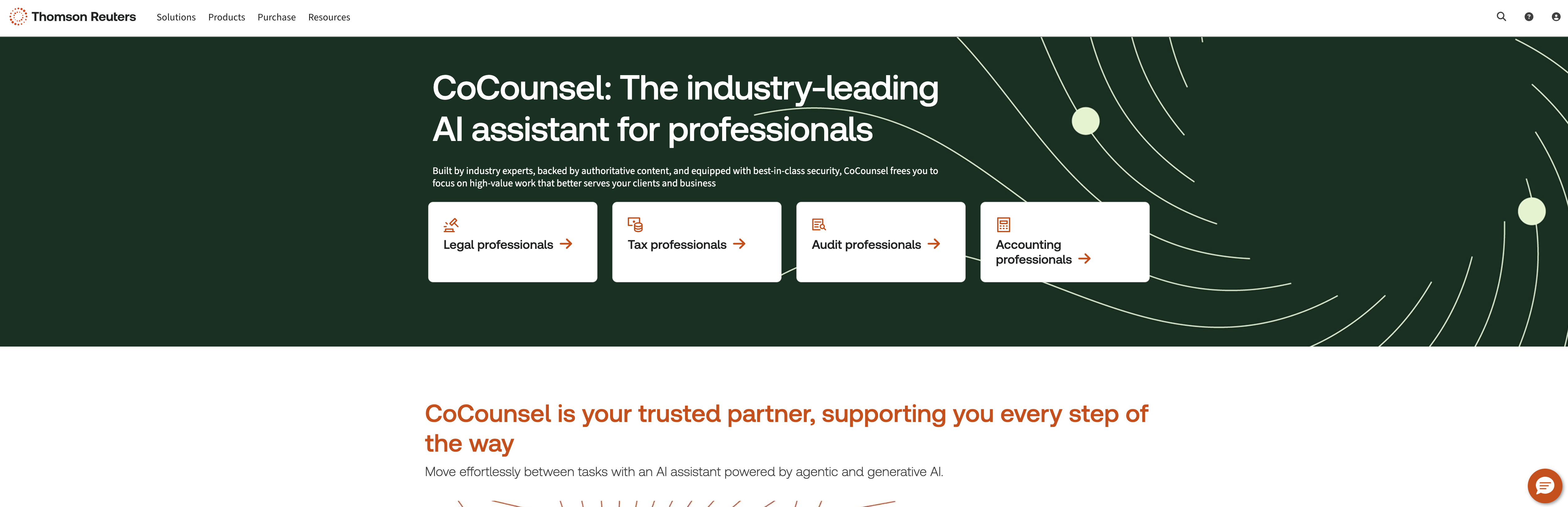 CoCounsel by Thomson Reuters - Screenshot showing the interface and features of this AI tool