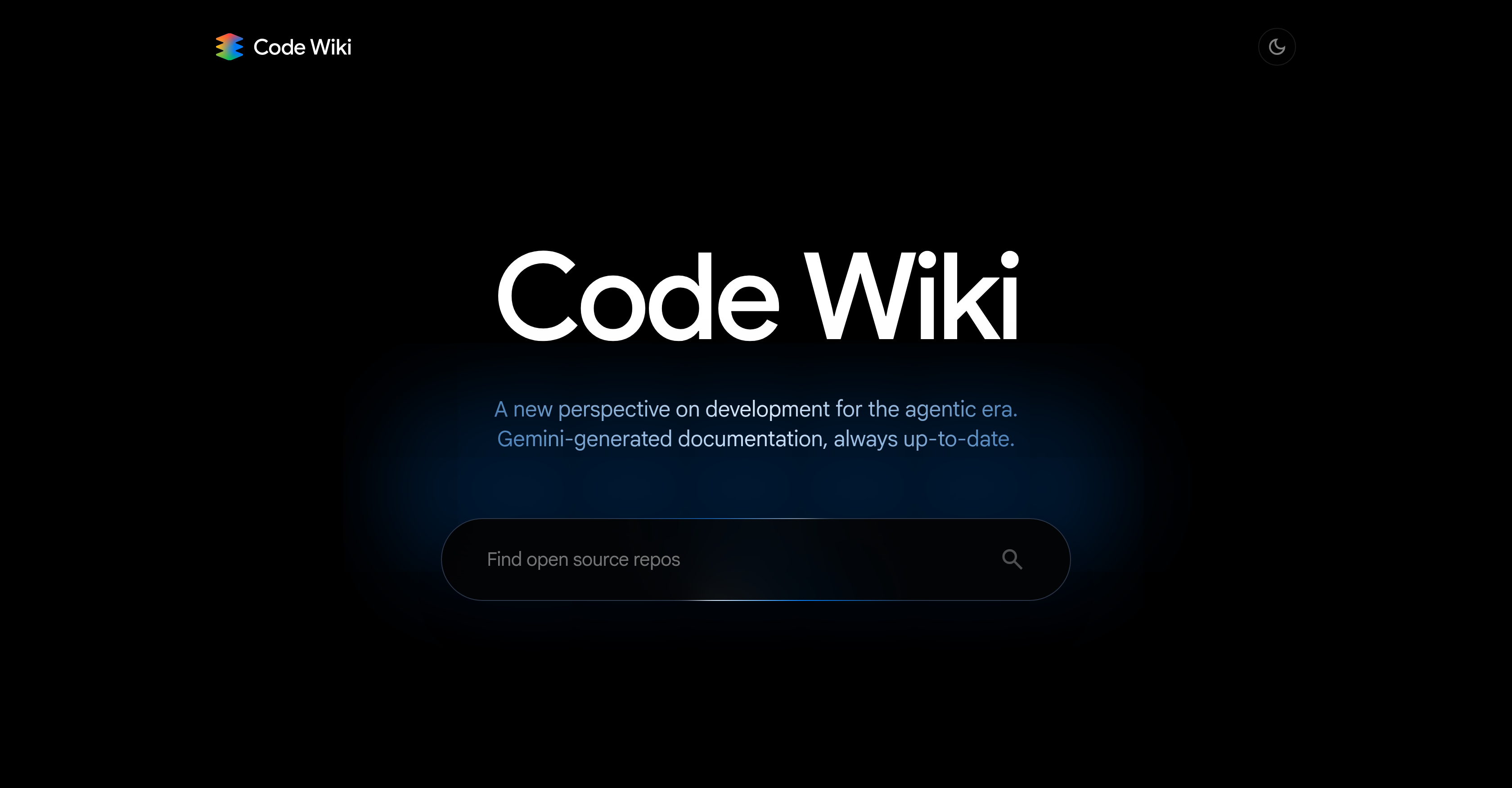 Code Wiki - Screenshot showing the interface and features of this AI tool