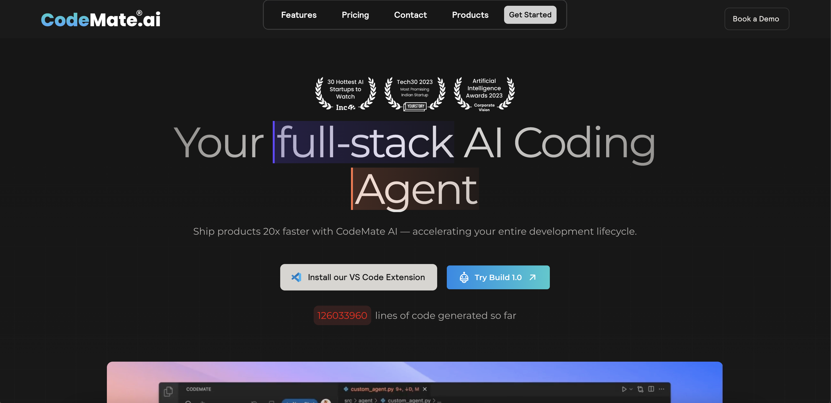 CodeMate - Screenshot showing the interface and features of this AI tool
