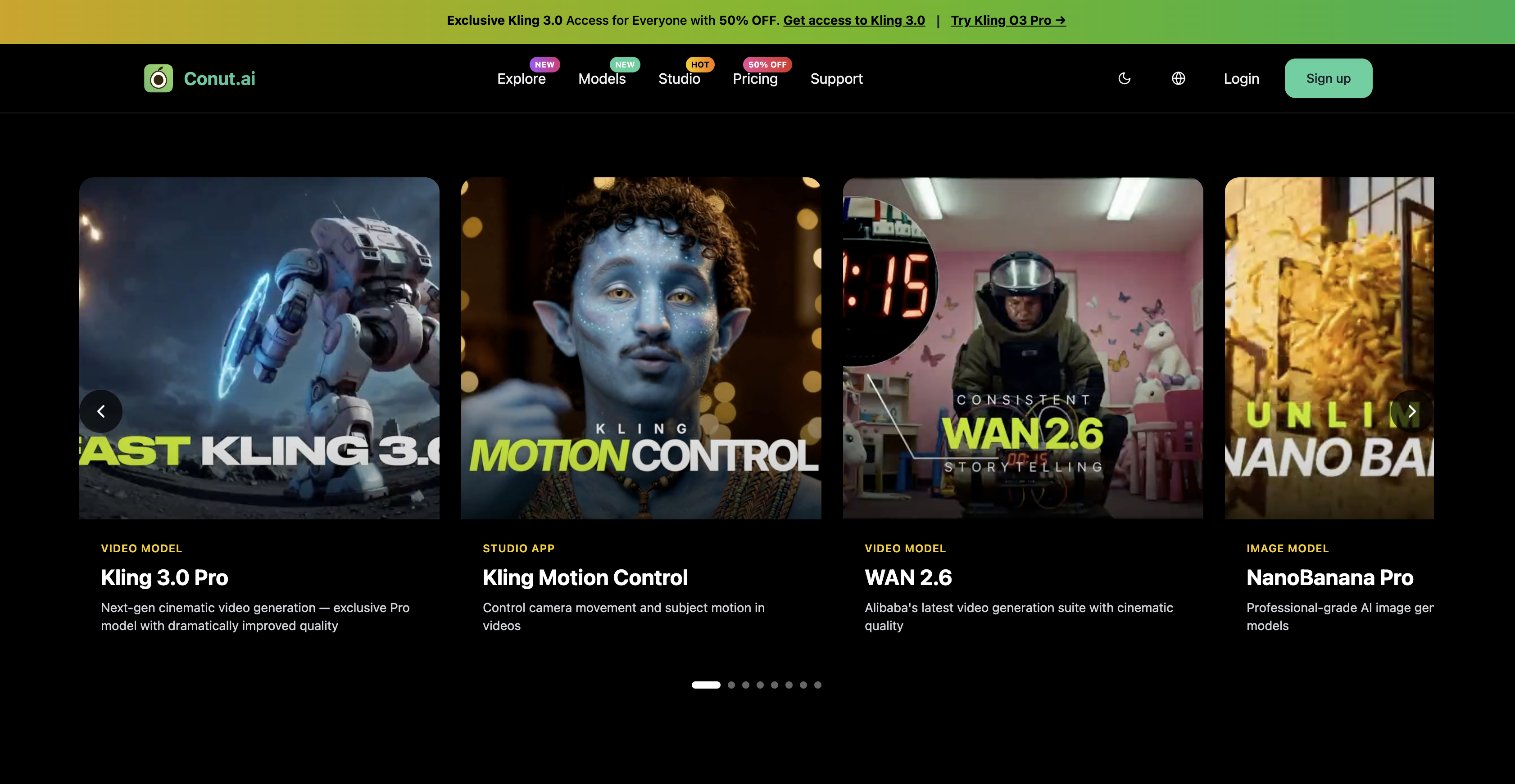 Conut.ai - Screenshot showing the interface and features of this AI tool