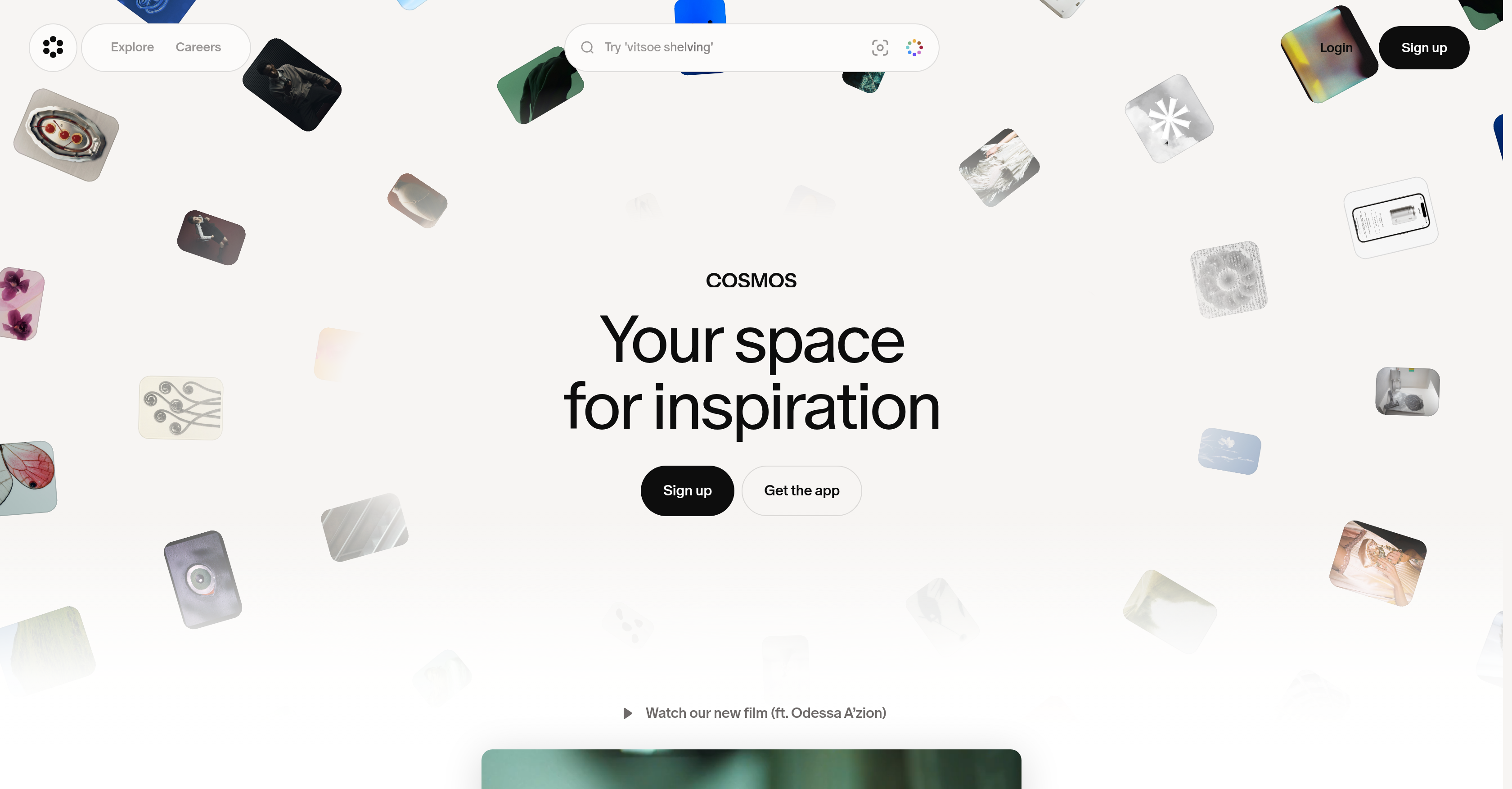 Cosmos AI - Screenshot showing the interface and features of this AI tool