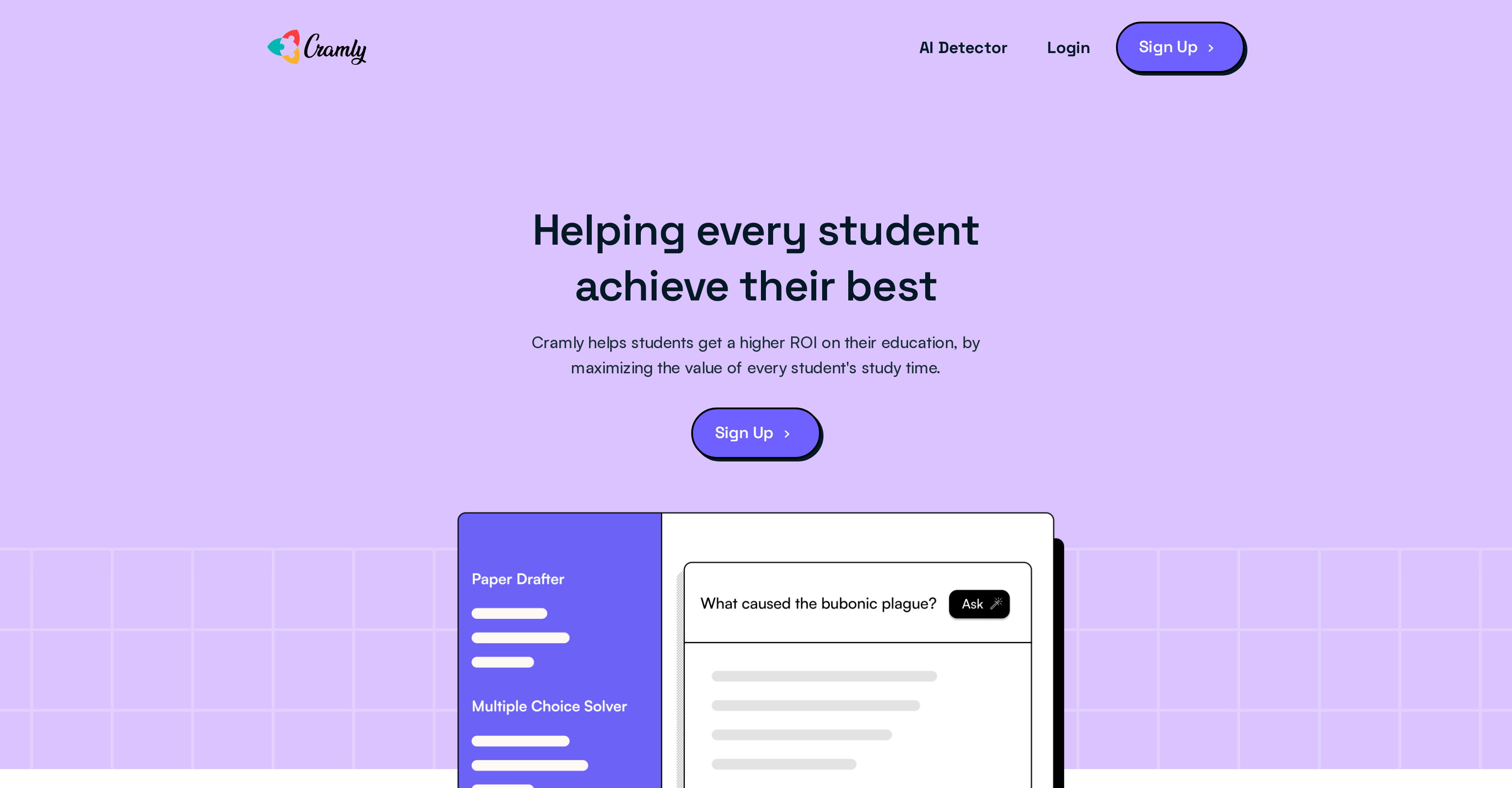 Cramly.ai - Screenshot showing the interface and features of this AI tool