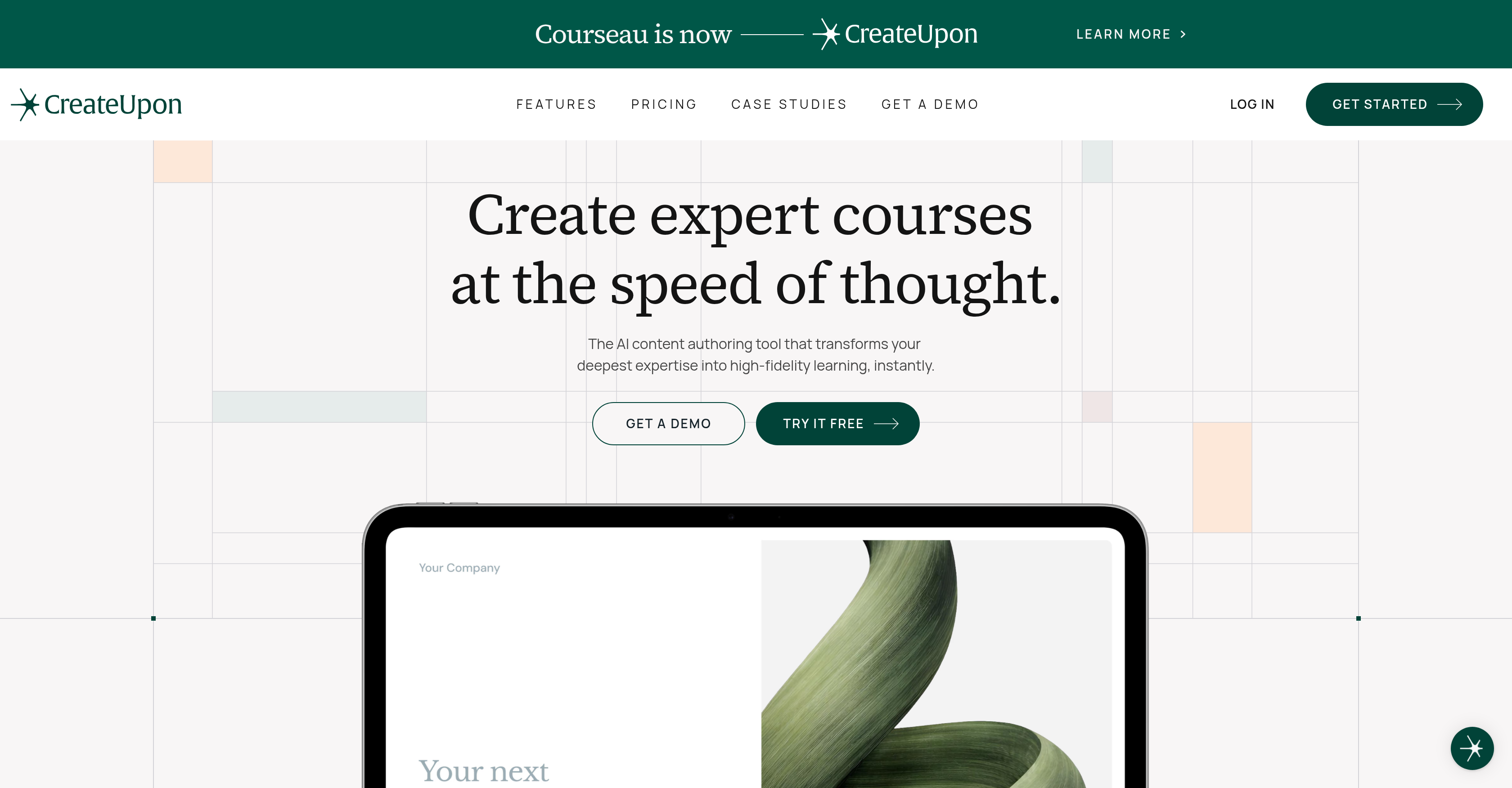 CreateUpon - Screenshot showing the interface and features of this AI tool