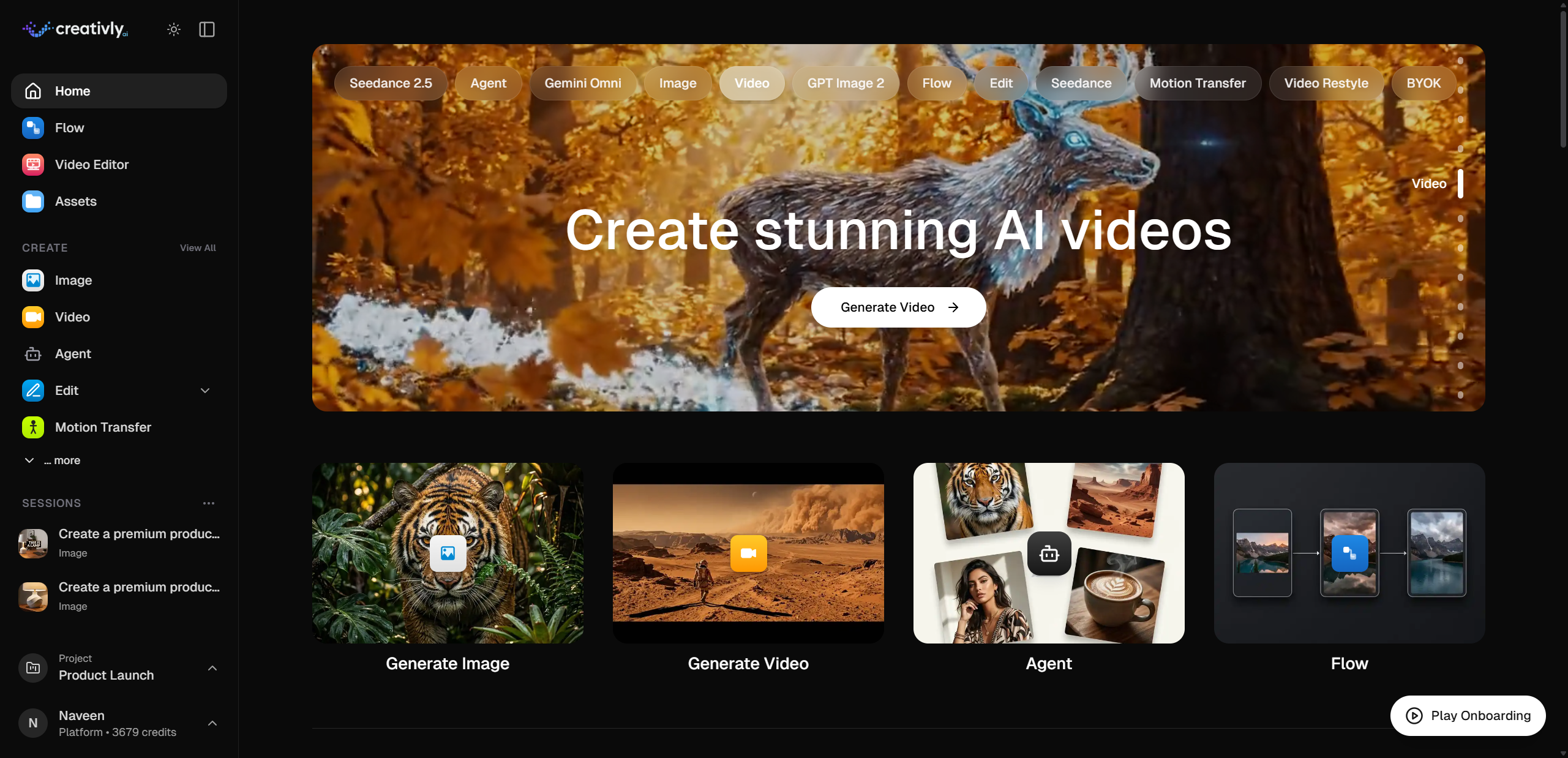 Creativly | Image Generator - Screenshot showing the interface and features of this AI tool