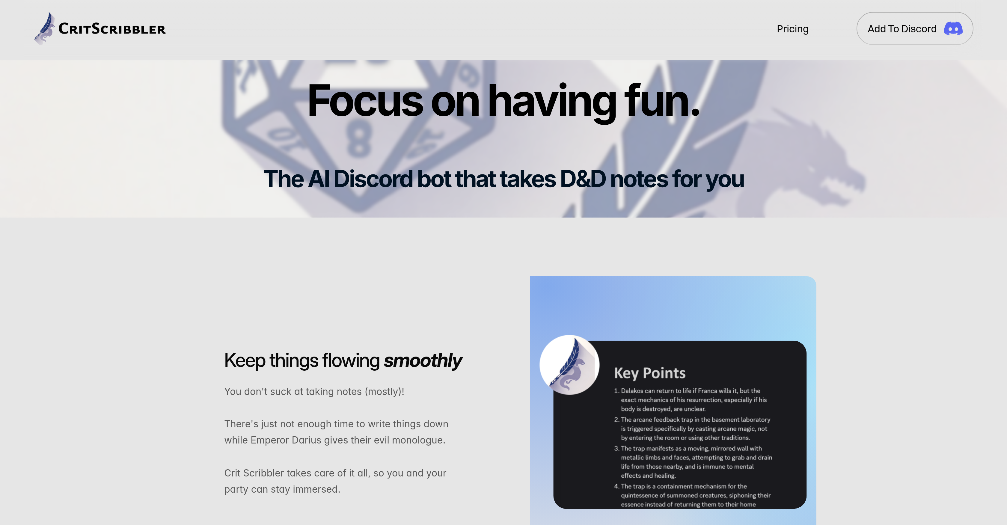 Crit Scribbler - Screenshot showing the interface and features of this AI tool